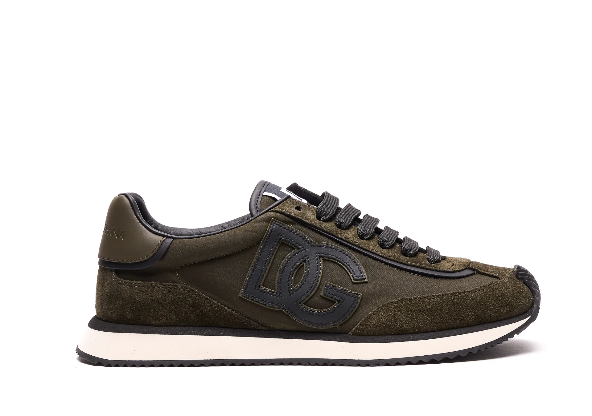 Sapatilhas Dolce & Gabbana Verde Couro e Camurça Sapatilhas Dolce & Gabbana Verde Couro e Camurça