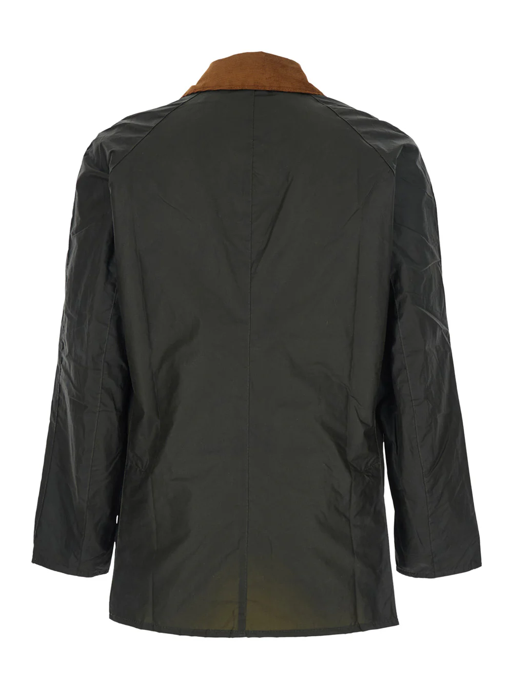 Jaqueta Barbour Ashby com Gola Clássica em Contra-cores, Tecido de Algodão Encerado Verde para Homem Jaqueta Barbour Ashby com Gola Clássica em Contra-cores, Tecido de Algodão Encerado Verde para Homem
