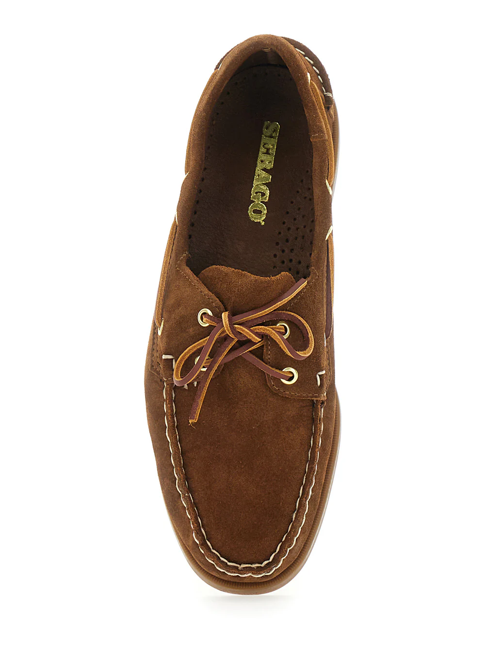 Mocassins Sebago Portland Marrom com Bico Arredondado em Couro para Homens
