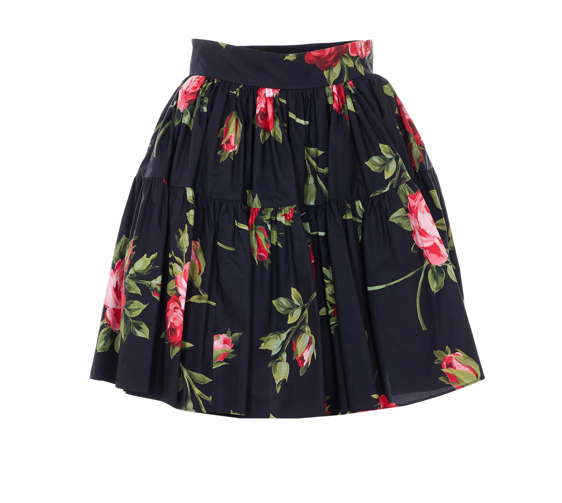 Saias Pretas de Algodão Dolce & Gabbana