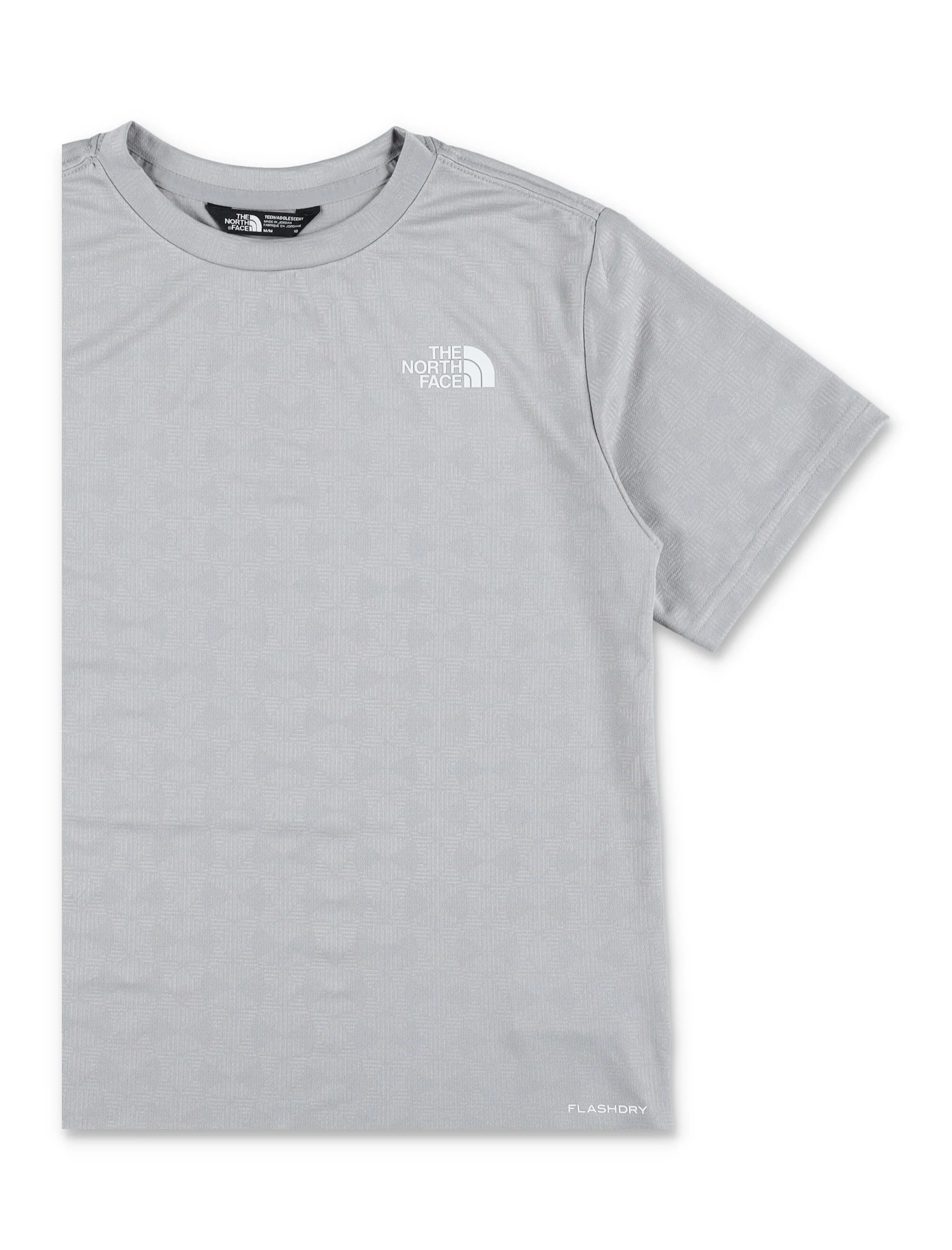 Camiseta Infantil Gráfica The North Face Pentadome Cinza Poliéster