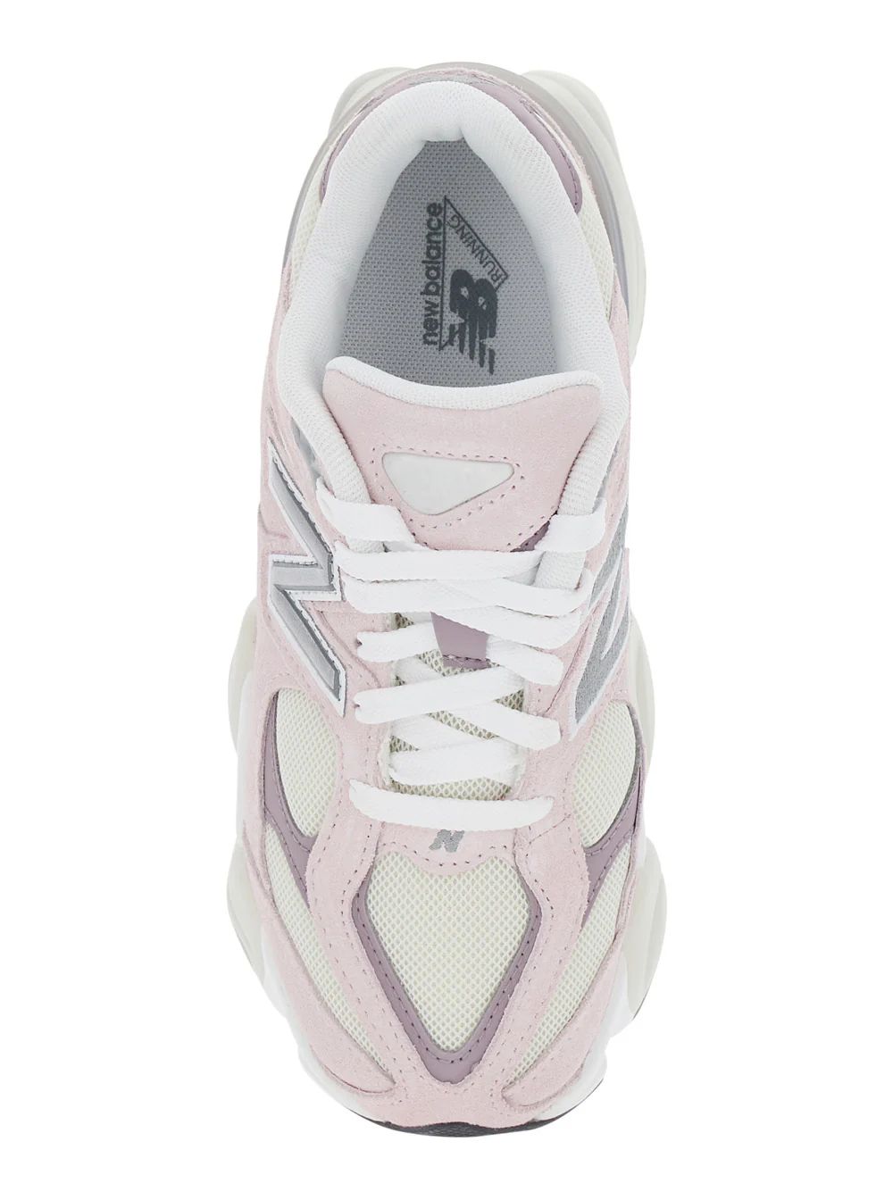 Sapatilhas Pink para Crianças New Balance 9060 lifestyle com parte superior de couro e design esportivo para mulheres Couro/textil