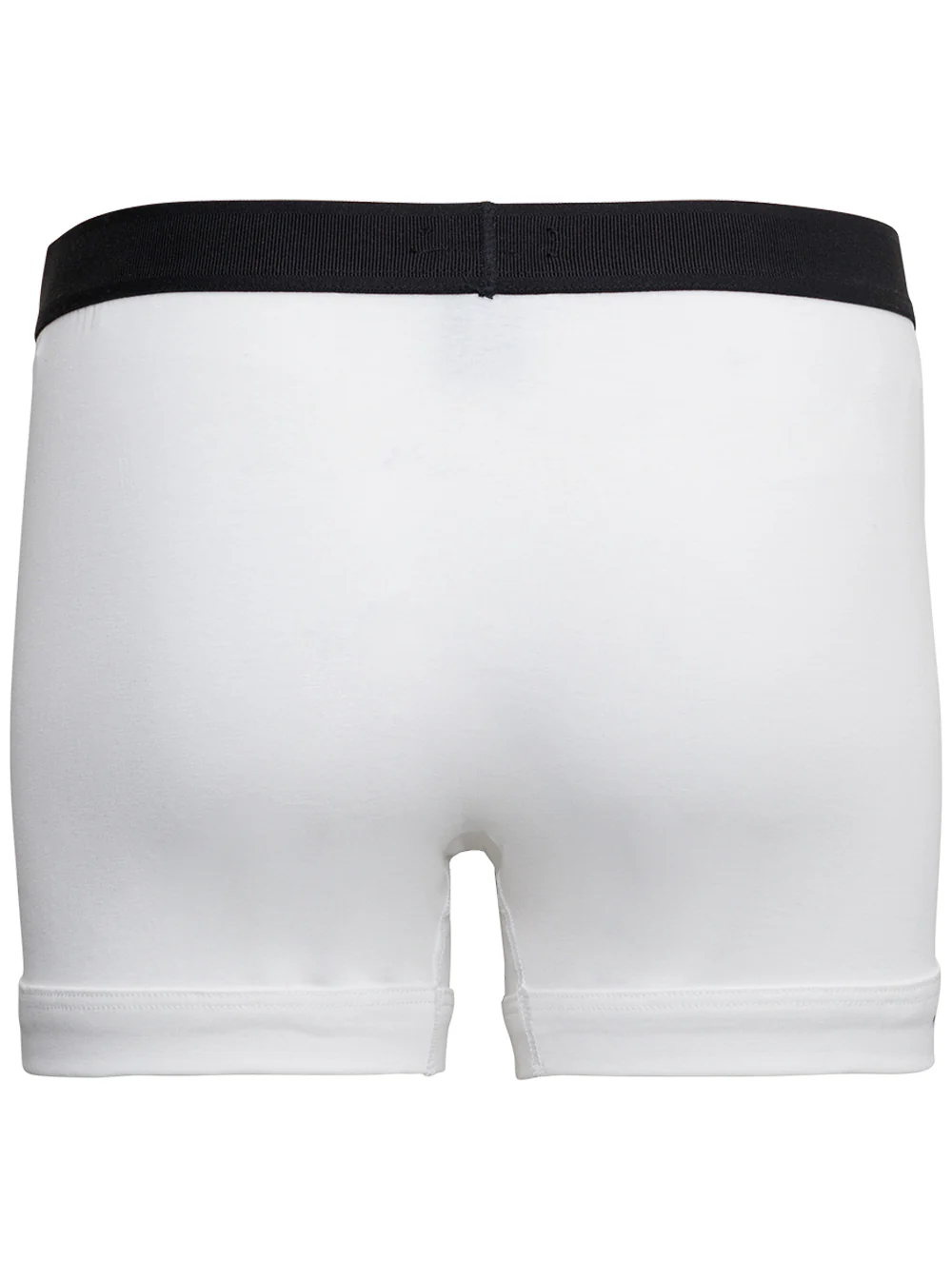Calças Boxer Brancas Tom Ford com Cintura Elástica e Letras de Logotipo em Algodão com Elastano Roupa Interior