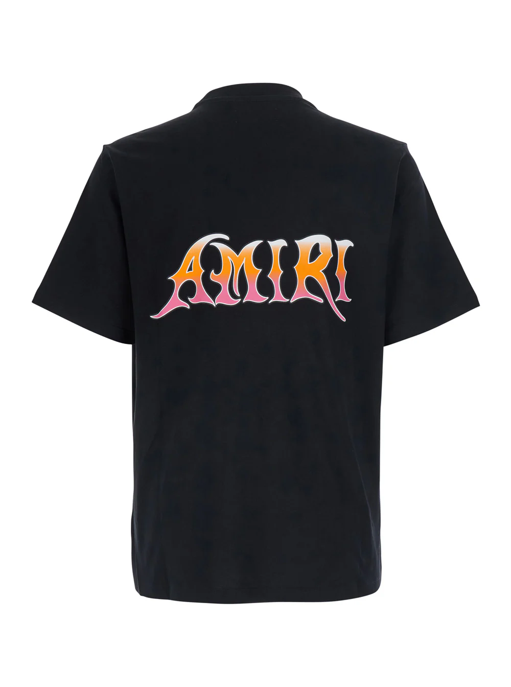 Camiseta Preta Amiri com Estampa Ma Surf na Frente Camisetas de Algodão para Homens e Camisetas Polo Camiseta Preta Amiri com Estampa Ma Surf na Frente Camisetas de Algodão para Homens e Camisetas Polo