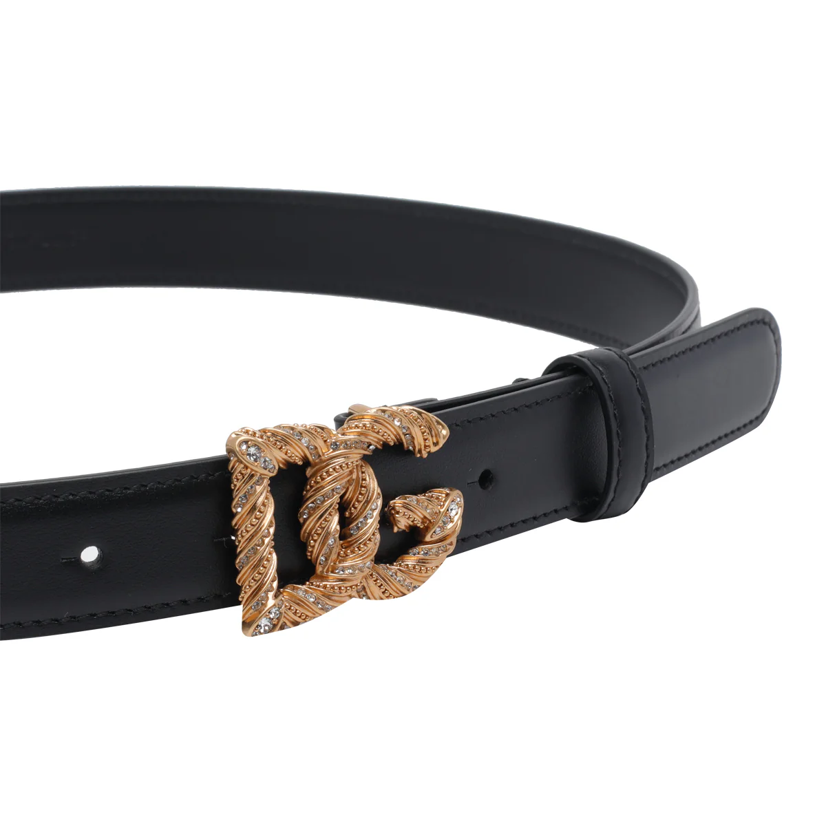 Cintos Dolce & Gabbana Preto Couro de Novilho
