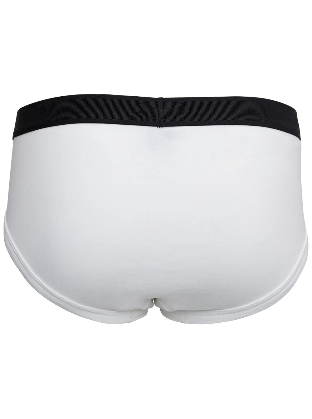 Tom Ford Briefs Brancos com Logotipo em Algodão e Elastano Roupas Íntimas Masculinas