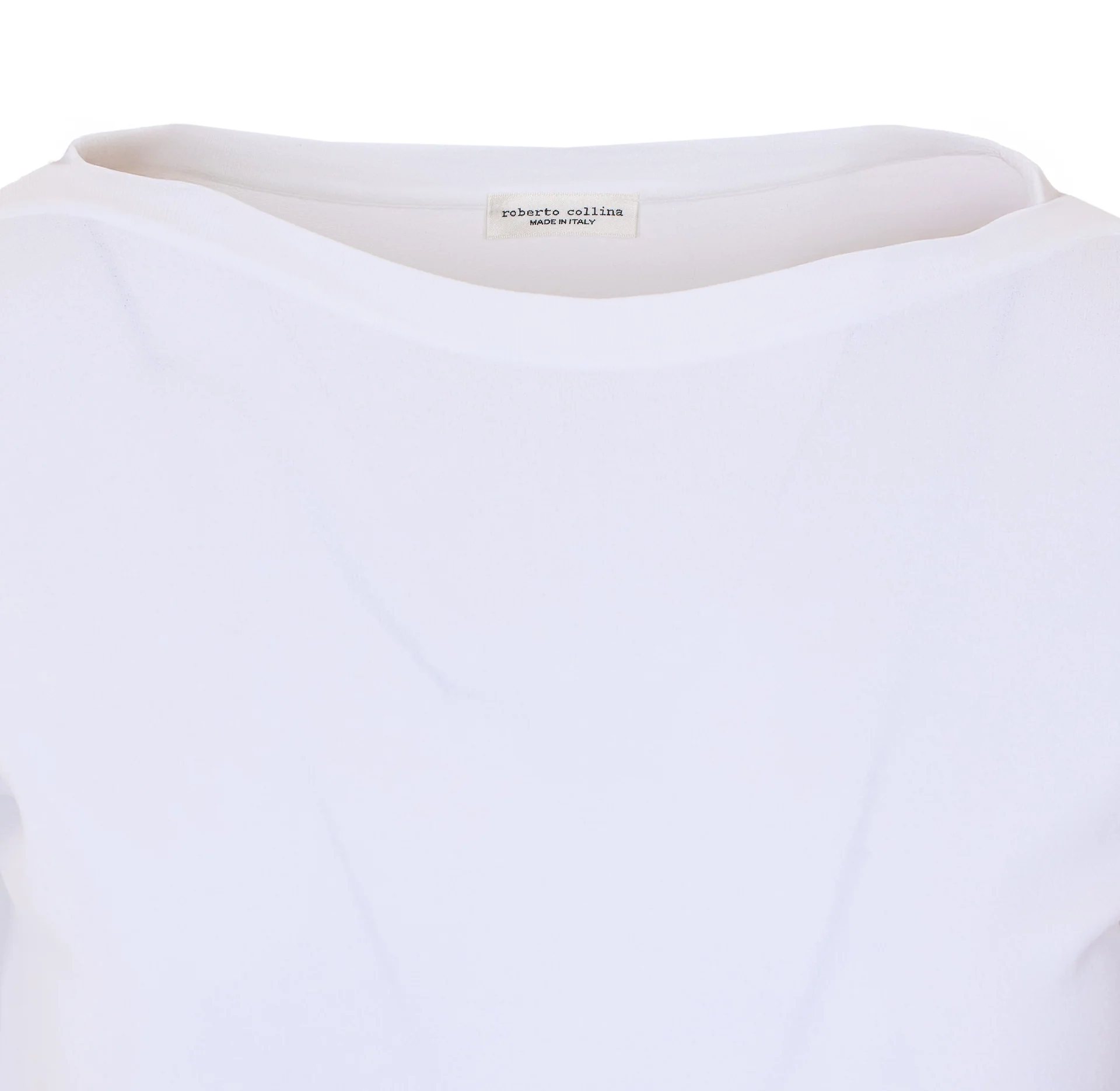 Suéter Branco de Viscose Roberto Collina
