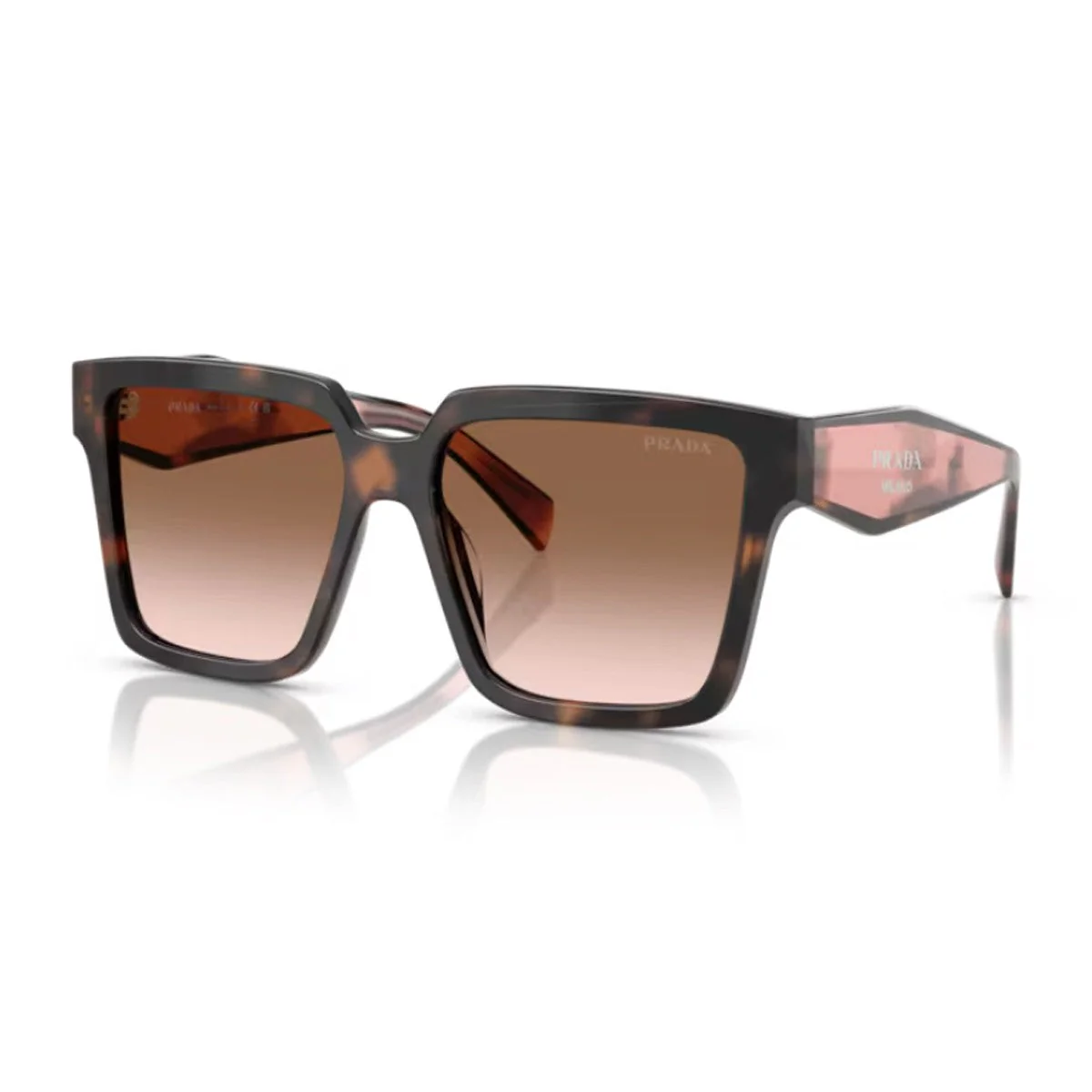 Óculos de Sol Prada Pr 24zs Havana Acetato