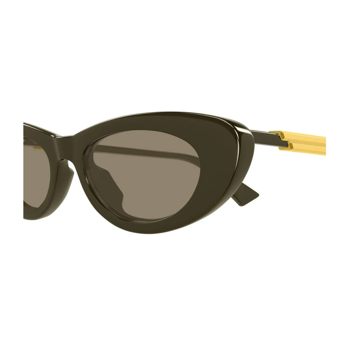 Óculos de Sol Bottega Veneta Bv1447s Linea Ribbon Verde Oliva Acetato Reciclado