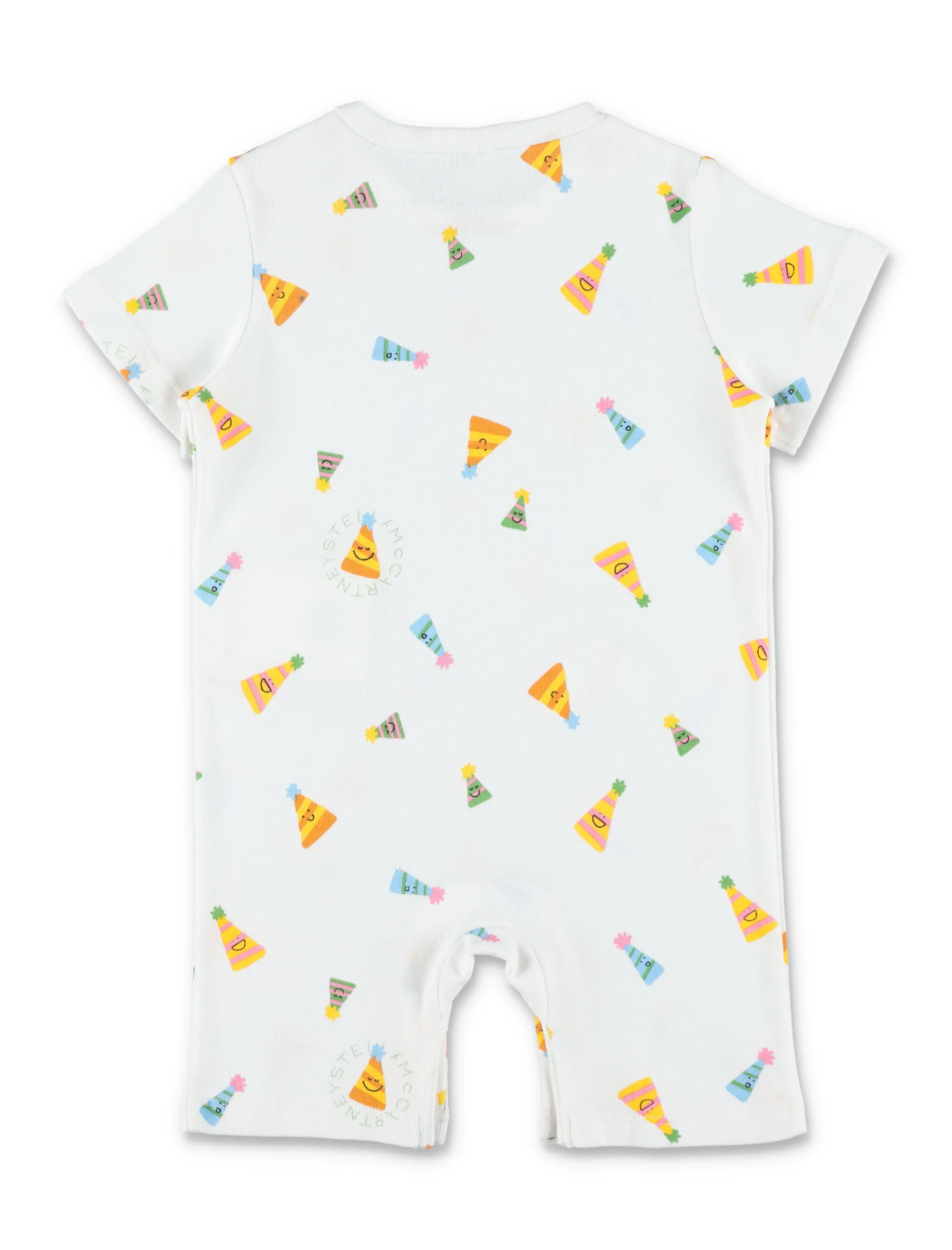 Conjunto de Presente de Chapéu de Festa Stella McCartney Kids Branco Algodão