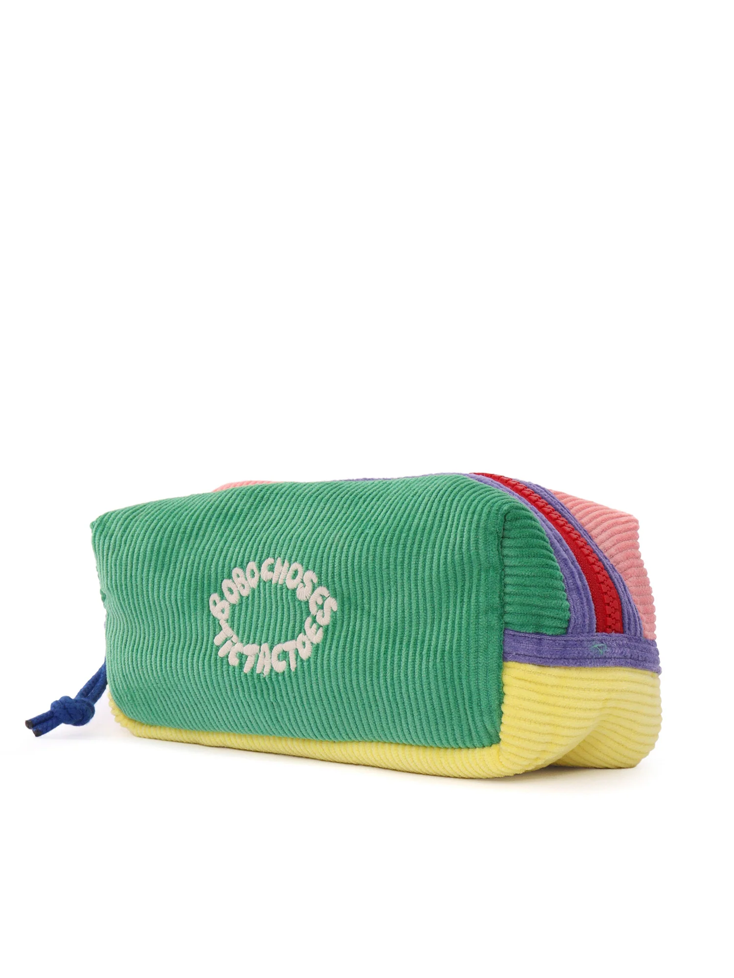 Bobo Choses Tic Tac Toe Block Corduroy Pencil Case Verde Poliéster Reciclado Astuccio
