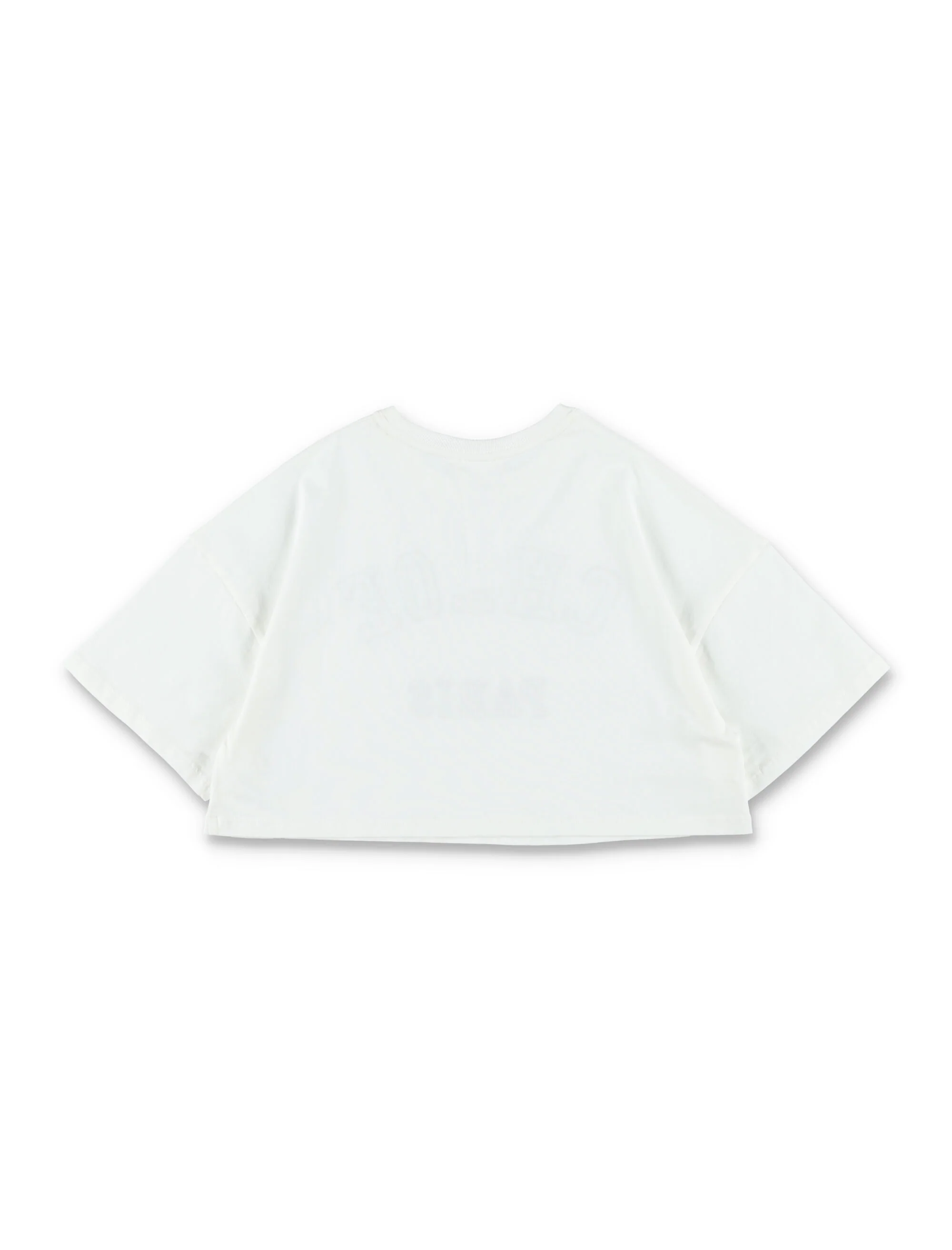Camiseta Oversize com Logotipo Chloé para Meninas, Camiseta de Algodão Branca