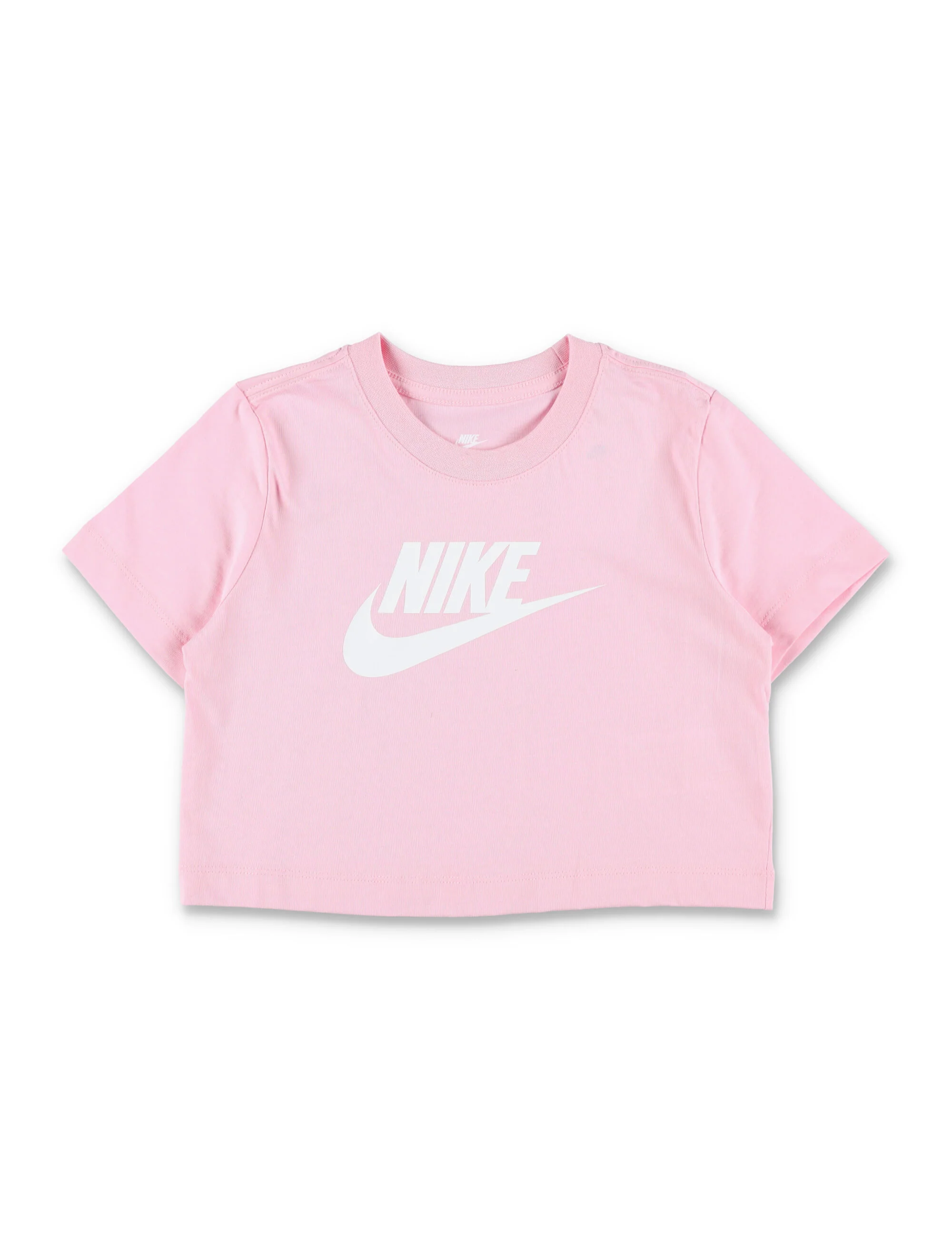Nike Sportswear Menina Camiseta Curtas de Algodão Rosa Claro