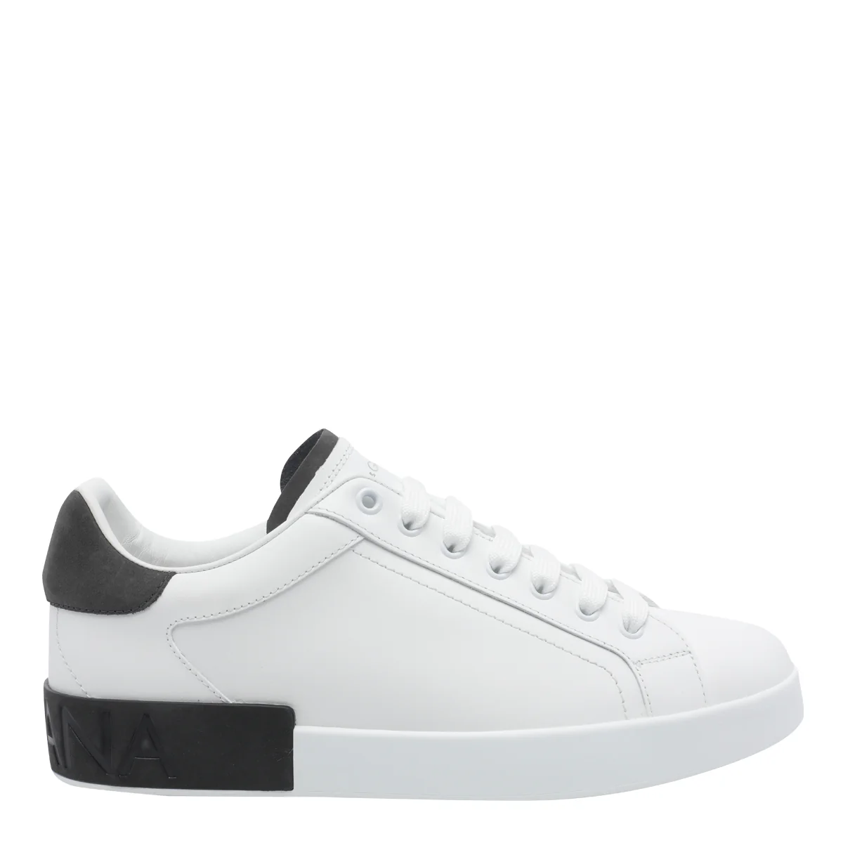 Sapatilhas Dolce & Gabbana Brancas de Couro de Novilho/Sola de Borracha