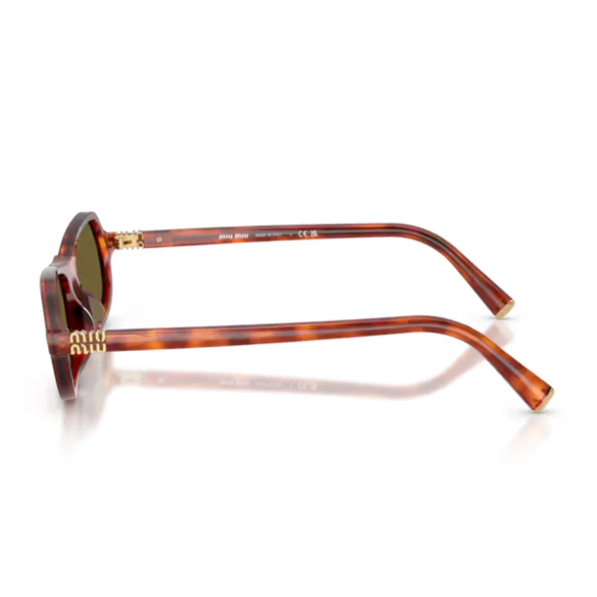 Óculos de Sol Miu Miu B10su Regard Havana Acetato