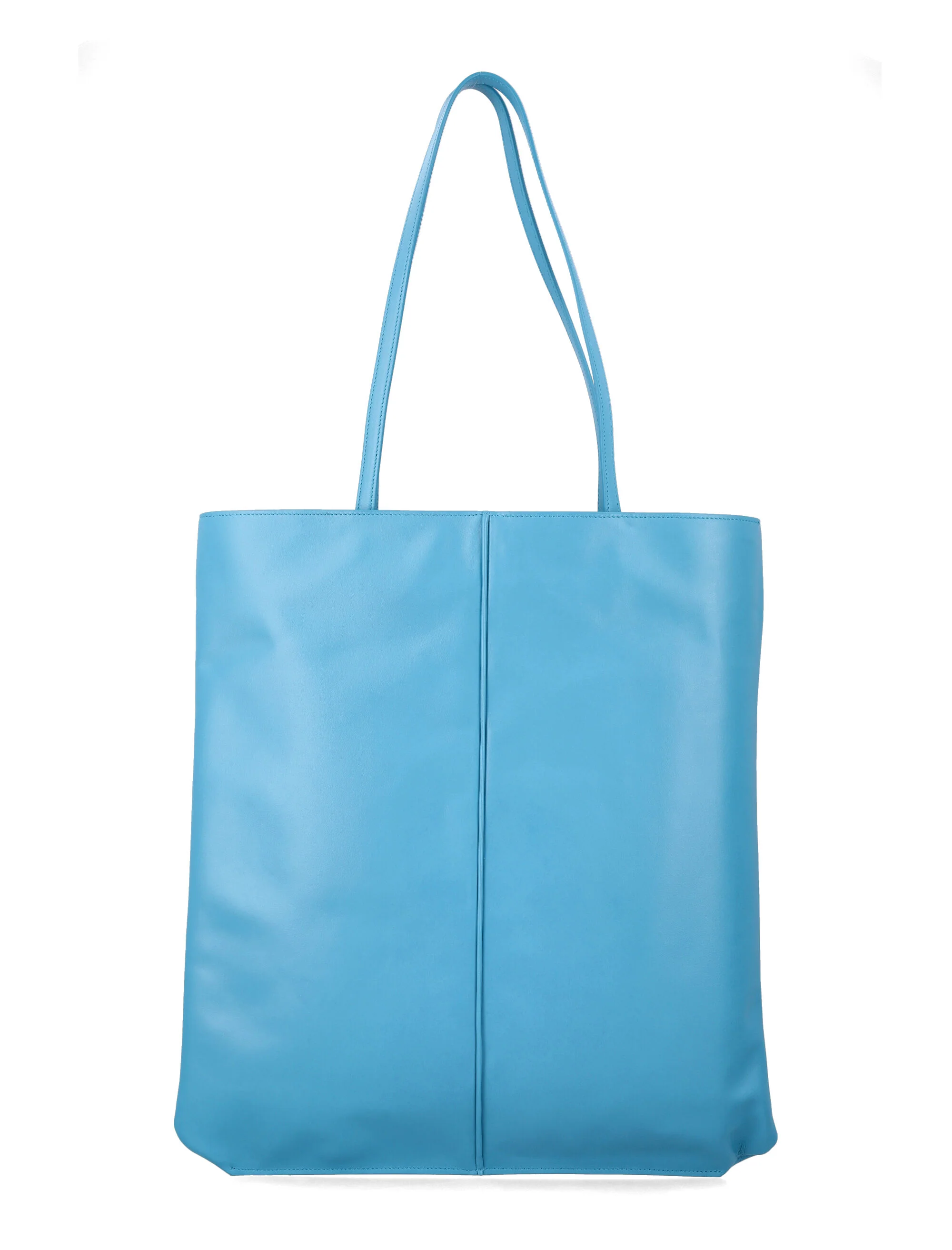 Jil Sander Linea bolsa de couro azul claro forro bovino
