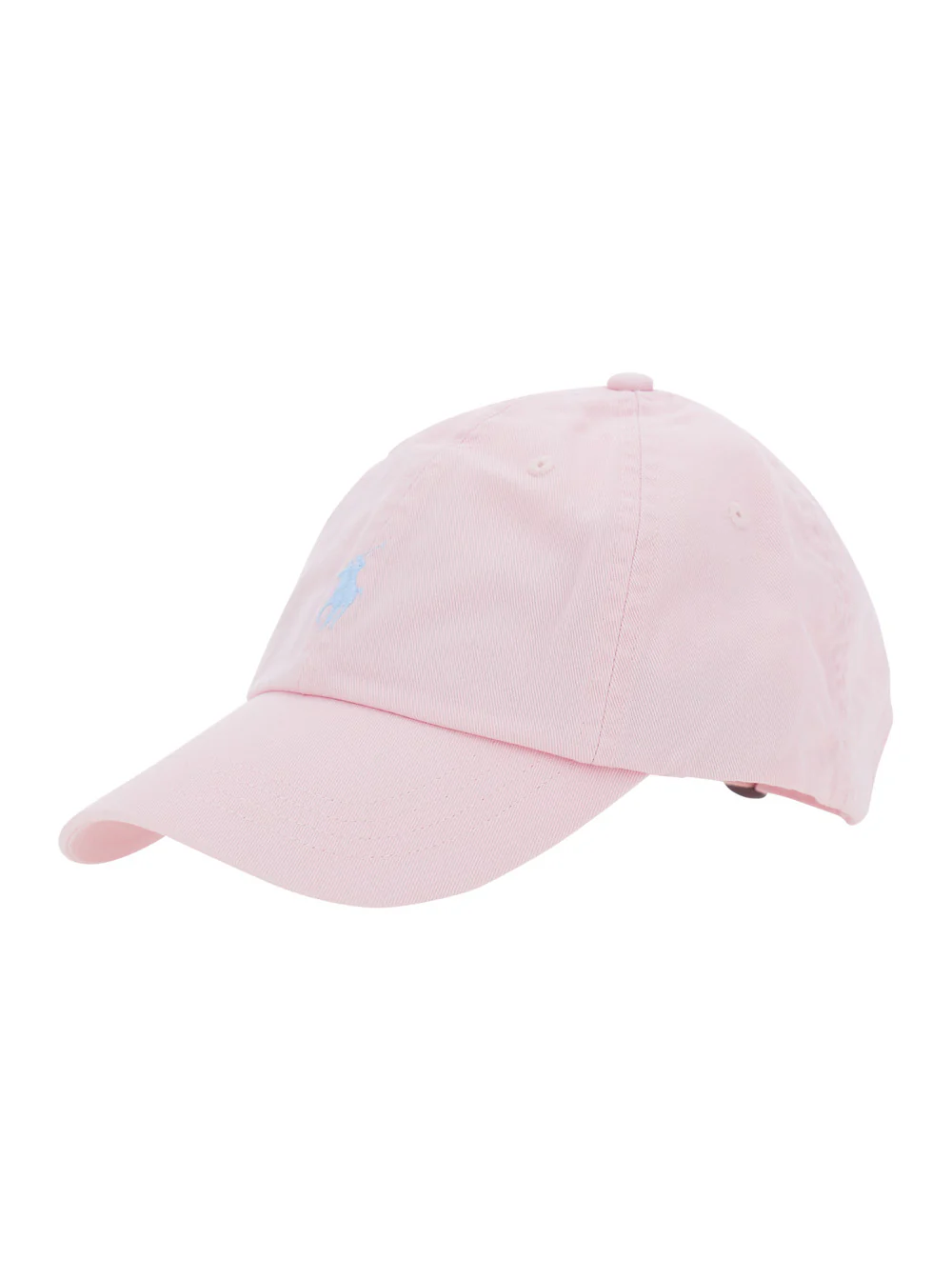 Chapéu Rosa Polo Ralph Lauren com Logotipo Bordado na Frente de Algodão para Mulheres e Luvas Chapéu Rosa Polo Ralph Lauren com Logotipo Bordado na Frente de Algodão para Mulheres e Luvas