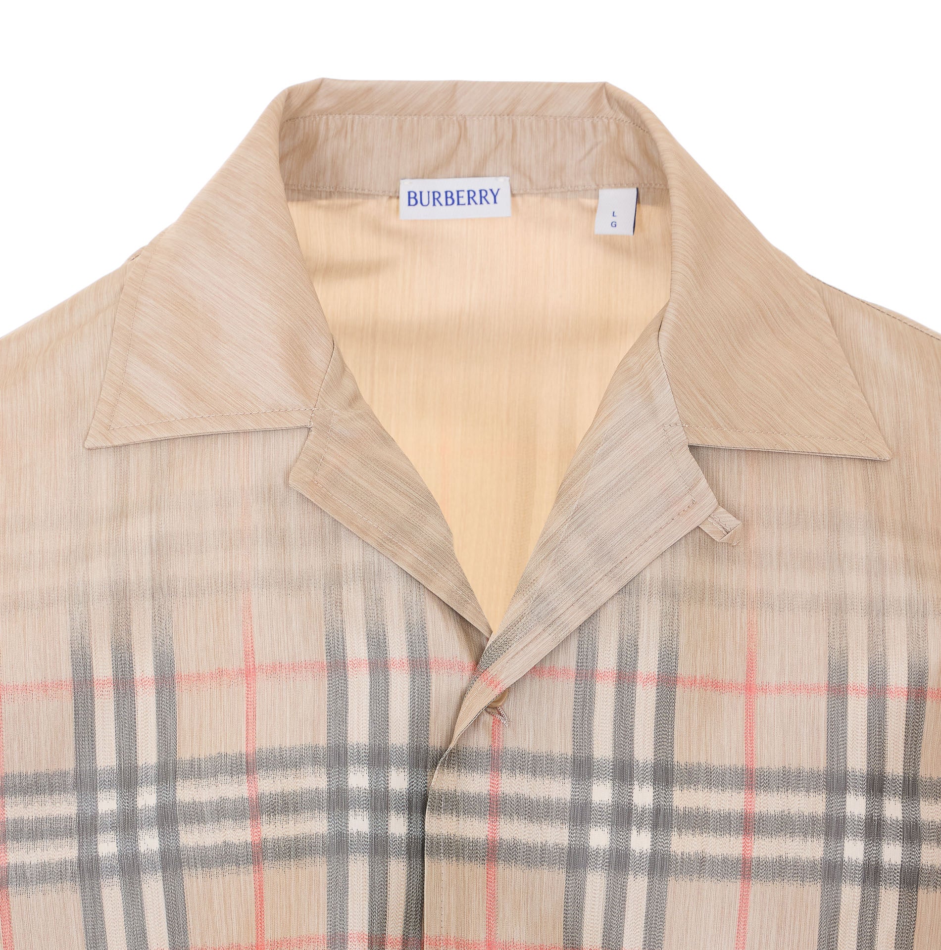 Camisas Burberry Bege Viscose