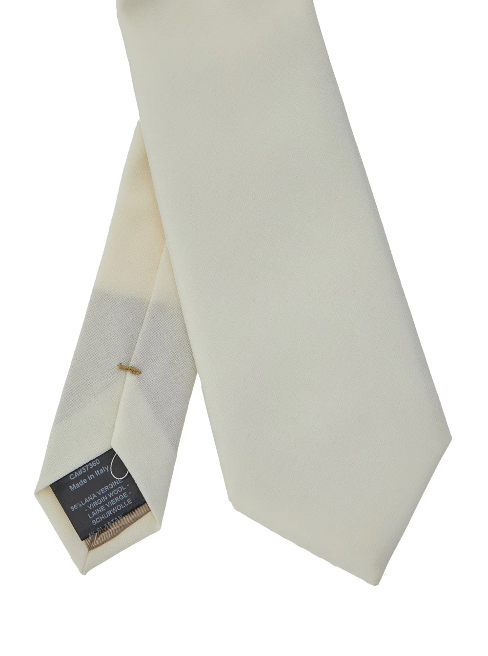 Gravata Emporio Armani Branca com Fechamento Traseiro em Lã Elástica para Homens Virgem Elastano Papillon e Gravatas Gravata Emporio Armani Branca com Fechamento Traseiro em Lã Elástica para Homens Virgem Elastano Papillon e Gravatas