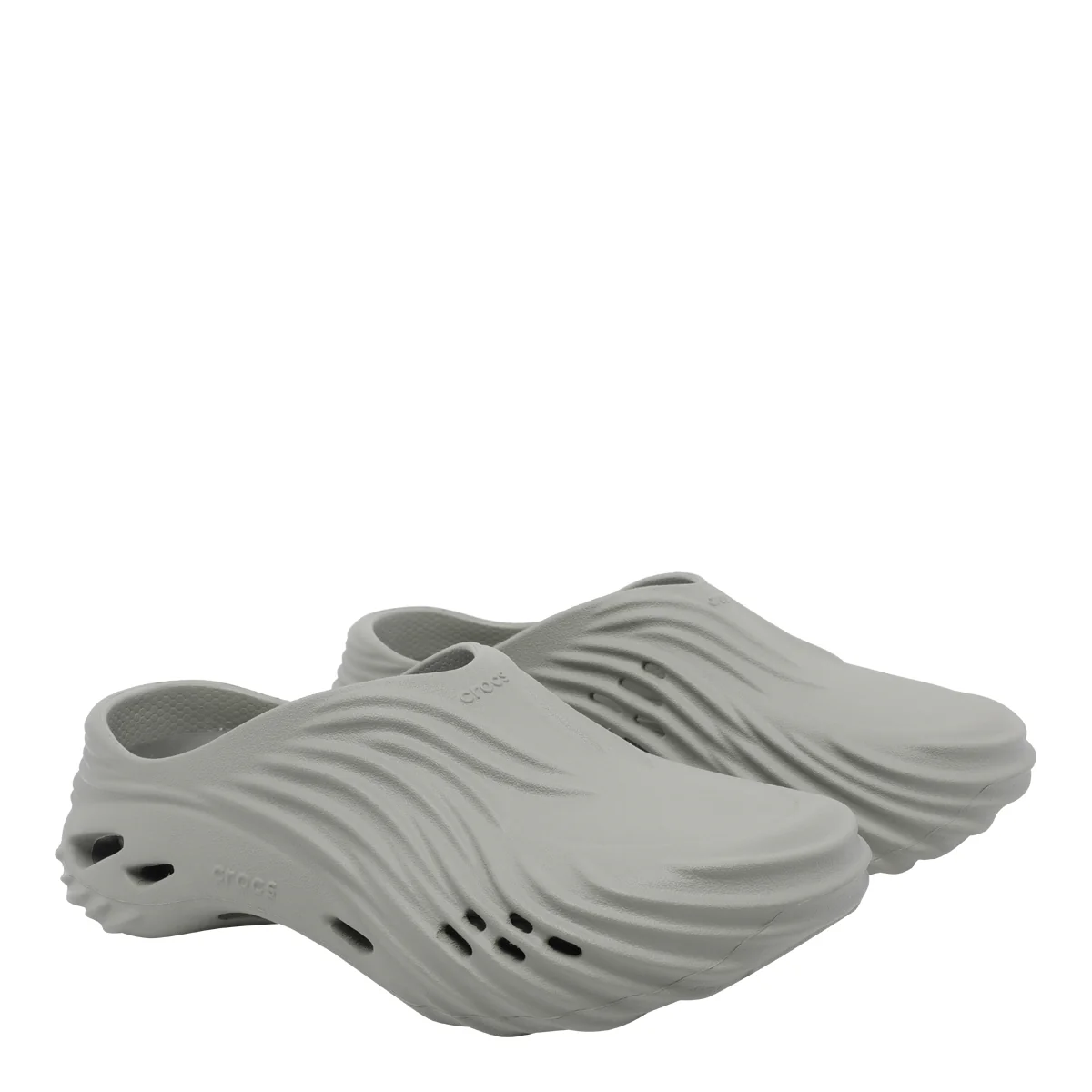 Chinelas Crocs Cinza Borracha