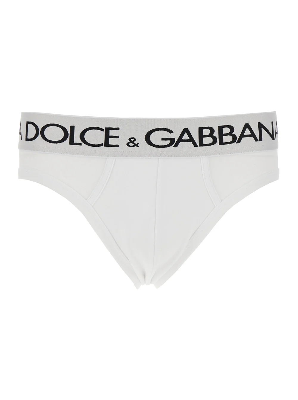 Calcinhas Brancas Dolce & Gabbana com Cós Elástico e Letras com Logotipo em Roupas Íntimas de Algodão Calcinhas Brancas Dolce & Gabbana com Cós Elástico e Letras com Logotipo em Roupas Íntimas de Algodão