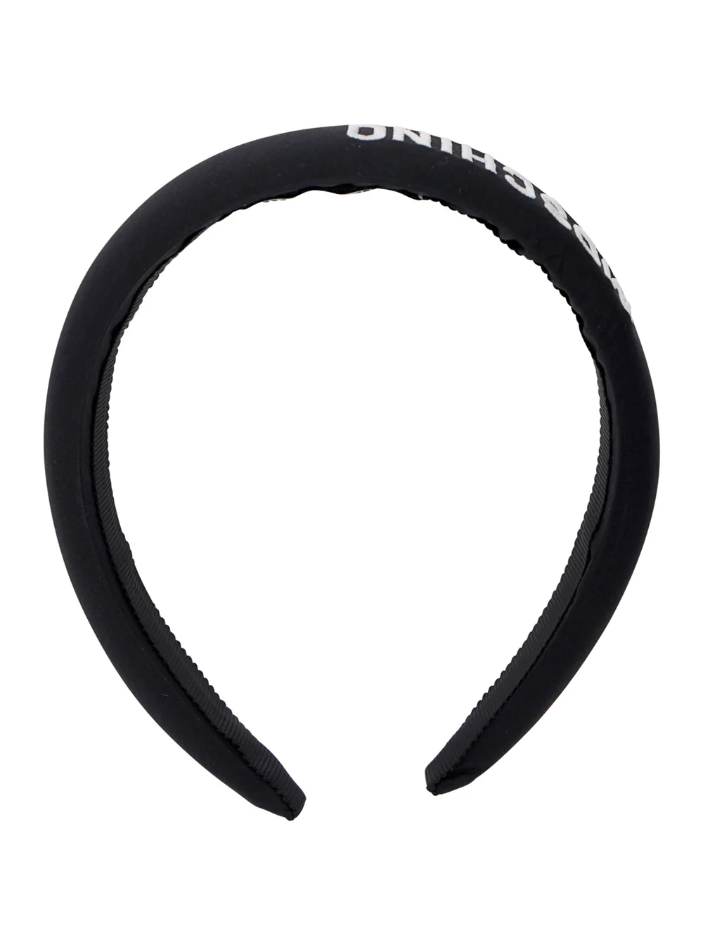 Acessório para Cabelo Moschino Kids HAX01NLLA1260100 - Preto com Logotipo em Algodão para Criança