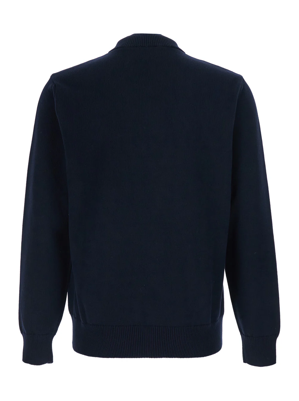 Suéter Emporio Armani com Fechamento por Zíper Metade na Frente e Bordado de Logotipo Azul Algodão para Homens Azul Jersey Suéter Emporio Armani com Fechamento por Zíper Metade na Frente e Bordado de Logotipo Azul Algodão para Homens Azul Jersey