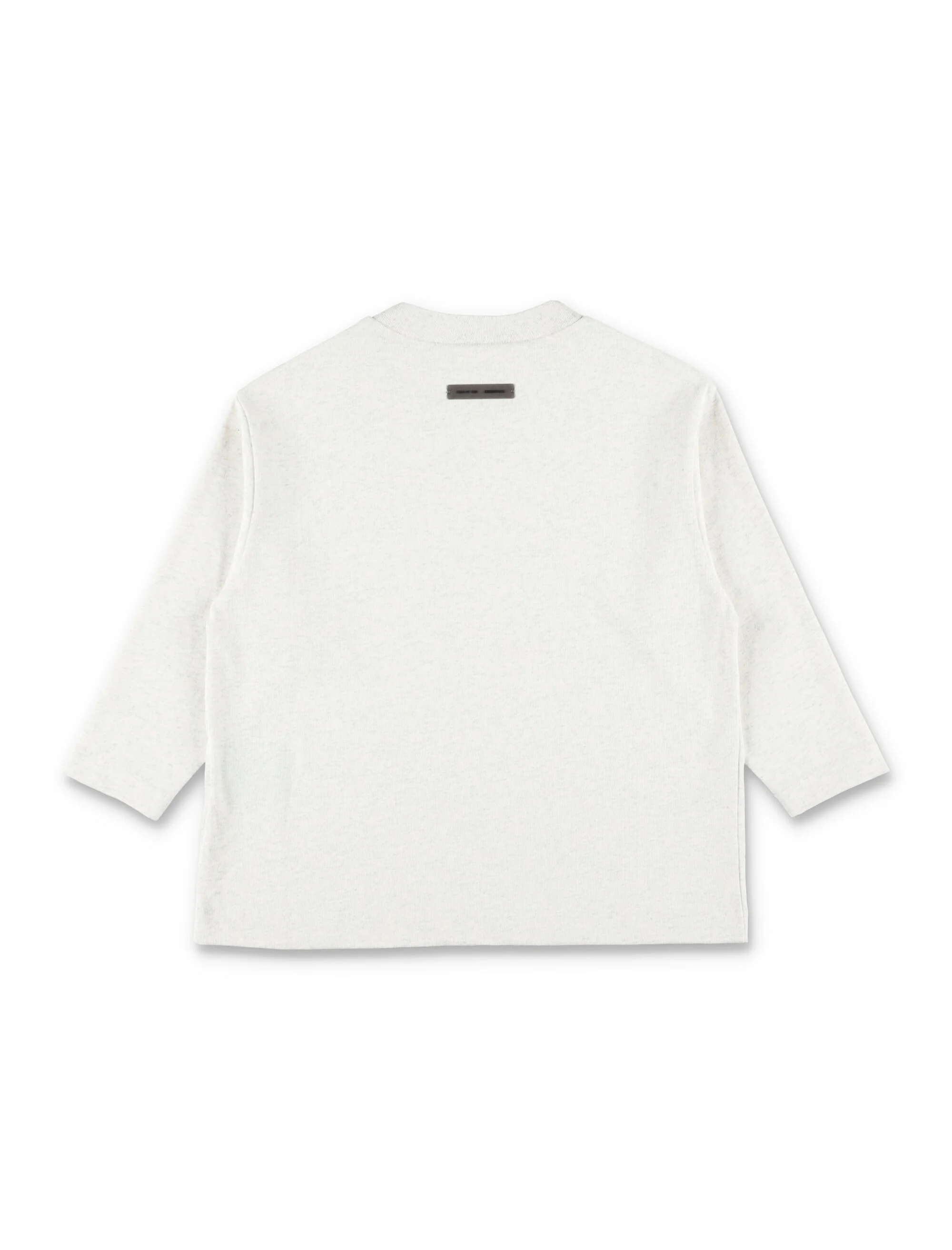 Essentials Fear Of God Kids Top Camiseta de Algodão Oatmeal Heather