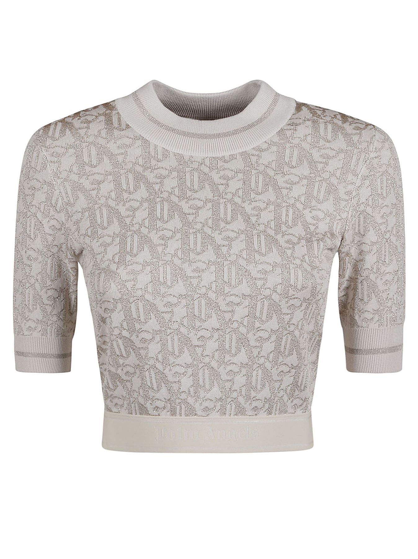 Palm Angels PWHT010R24KNI0010361 Bege Maglieria