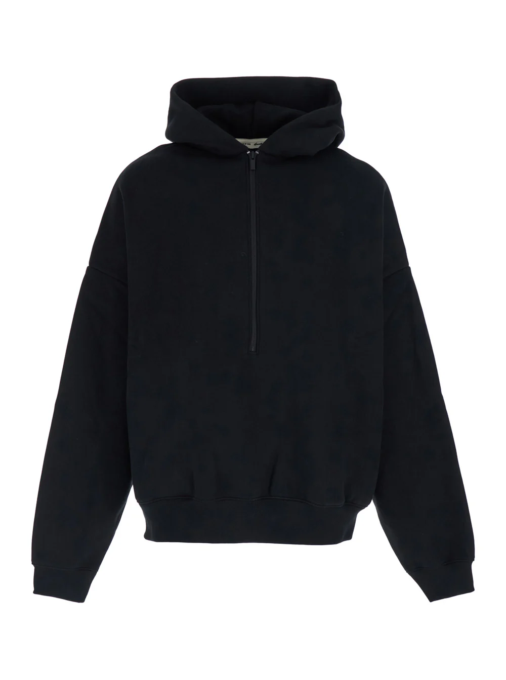 Sweatshirt Fear Of God Property Lounge Half Zip Hoodie Essentials Preto Com Capuz Fixo Em Algodão Poliéster Sweatshirts Sweatshirt Fear Of God Property Lounge Half Zip Hoodie Essentials Preto Com Capuz Fixo Em Algodão Poliéster Sweatshirts
