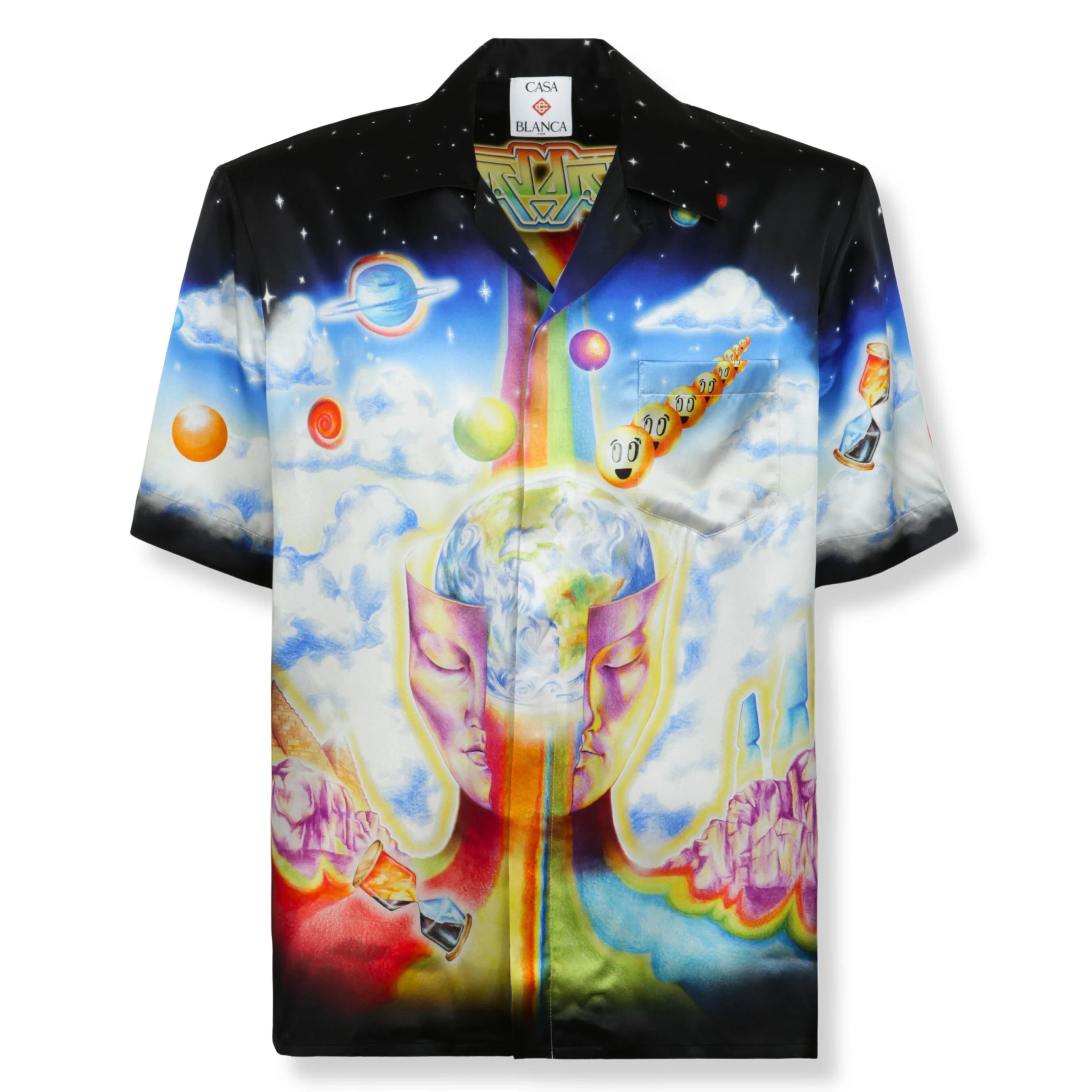 Camisa Casablanca The Essential Experience Seda Seda Camicia