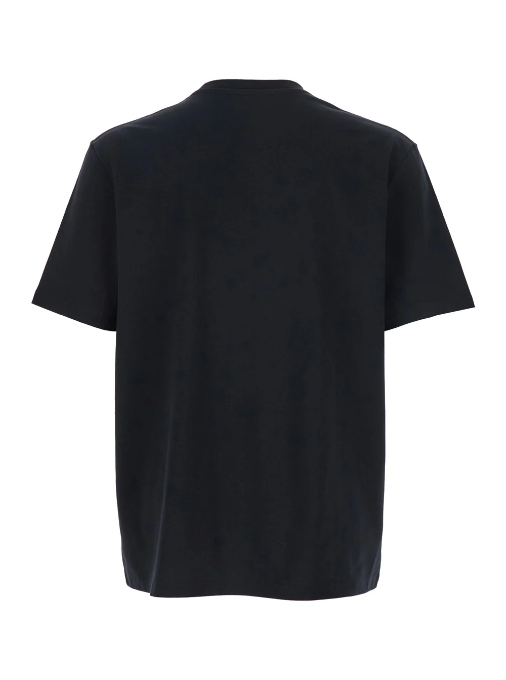Camiseta Balmain Preta com Gola Redonda e Estampa de Letras no Frontal em Algodão Camisetas e Camisetas Polo para Homem