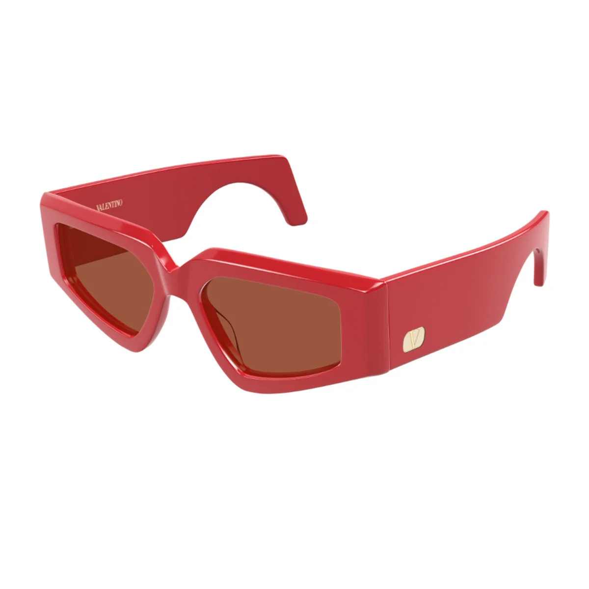 Óculos de Sol Valentino Vg0006s Linea V Logo Vermelho Acetato Reciclado Ottica Lucciola Óculos de Sol Valentino Vg0006s Linea V Logo Vermelho Acetato Reciclado Ottica Lucciola