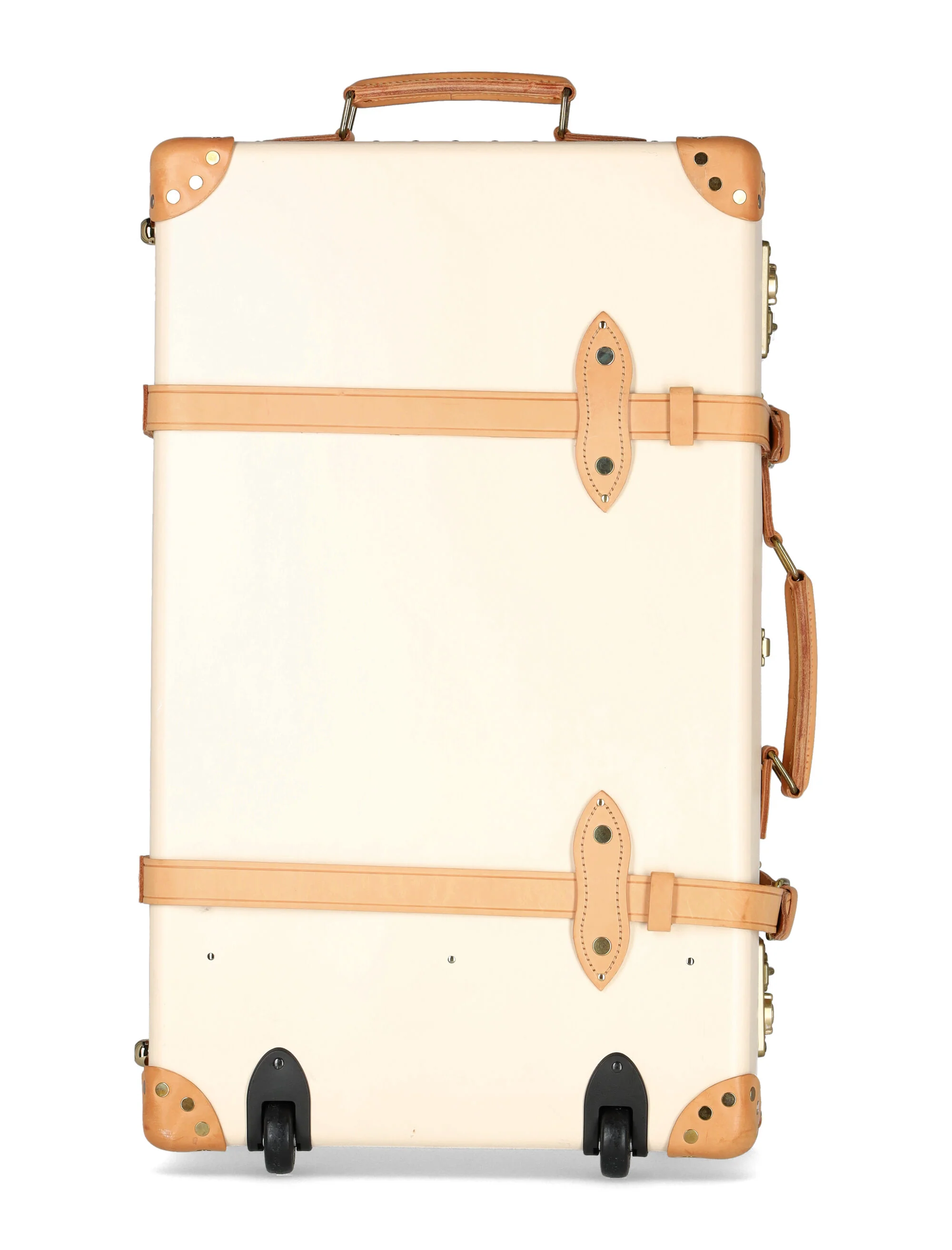 Malas de Viagem Globetrotter Globe-Trotter Bege Safari Grande com 2 Rodas Materiais Reciclados Naturais Acabamentos Bagagem