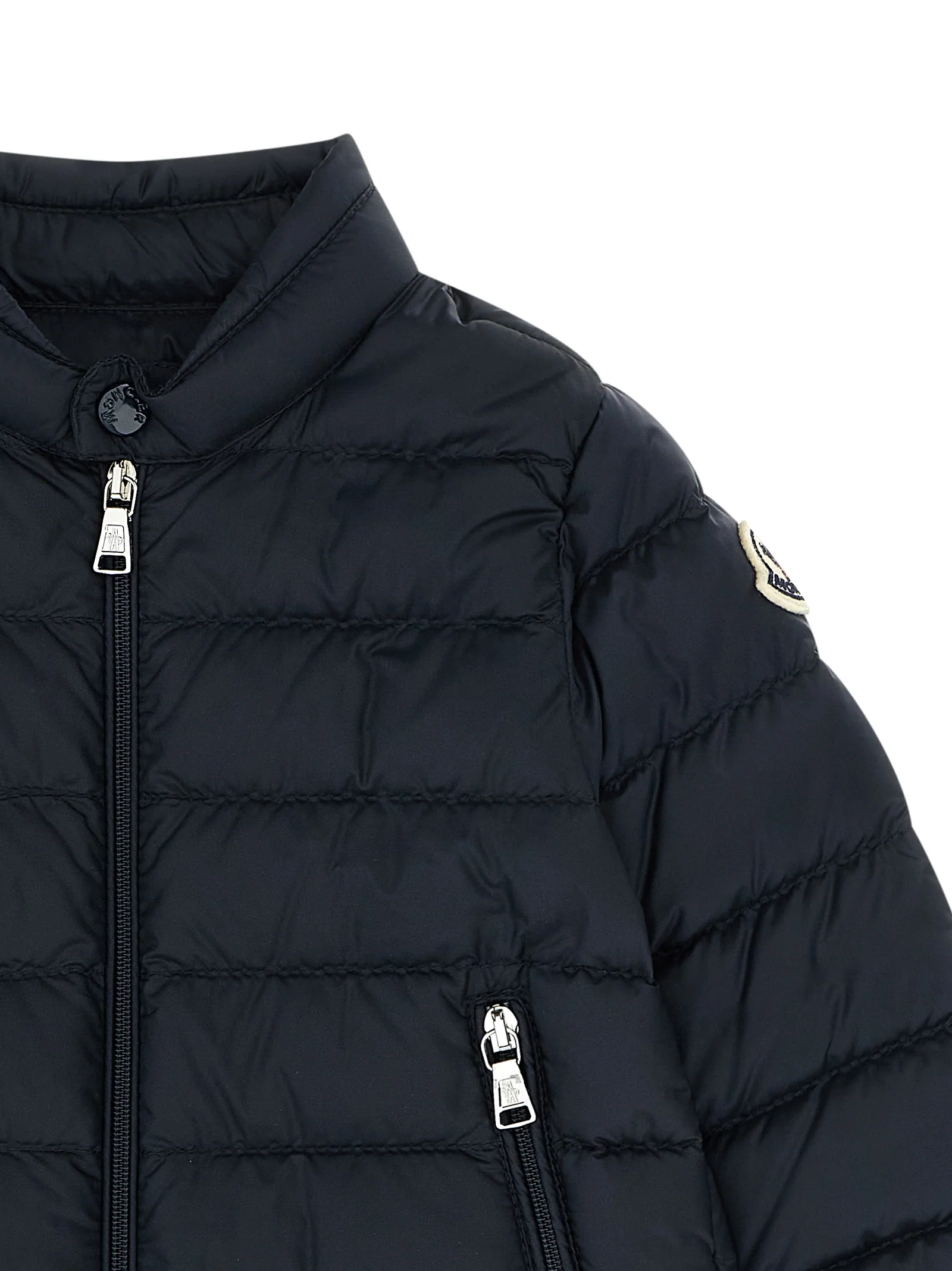 Moncler Enfant Acorus jaqueta de penas azul jaqueta de poliamida, parka, casual