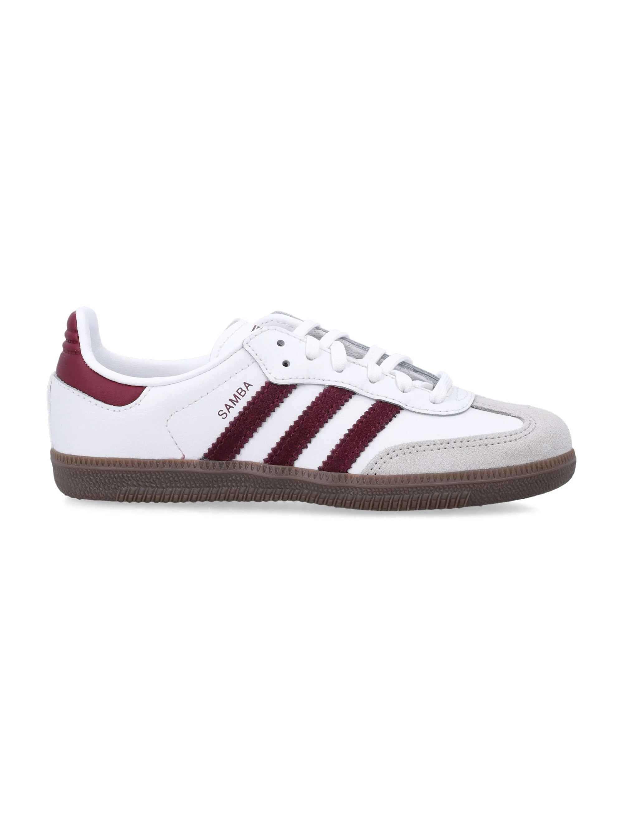 Tênis Adidas Originals Samba Og Meninas Branco/Marrom Superior
