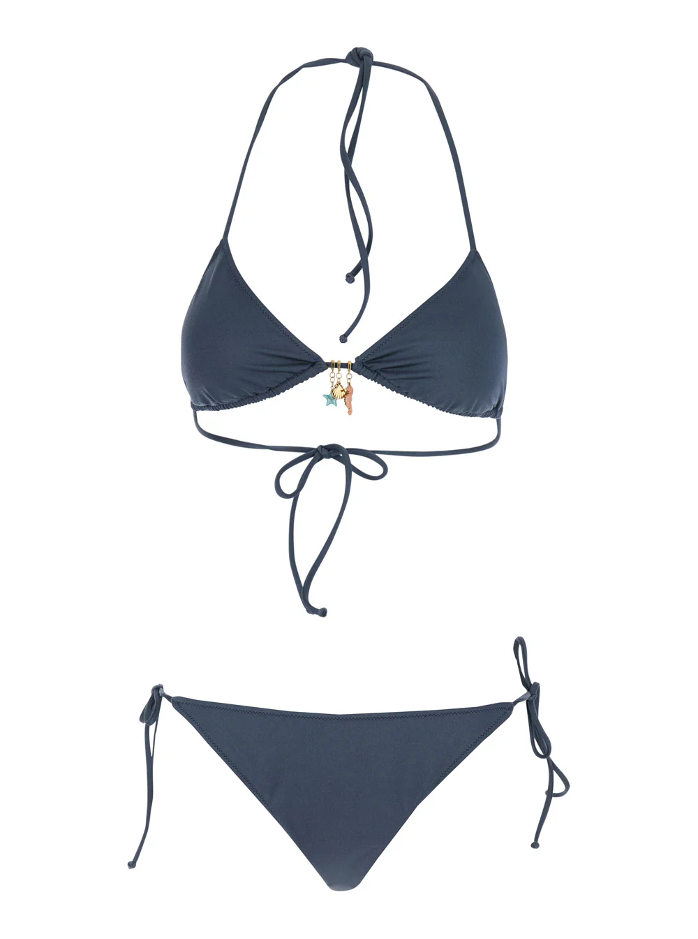 Biquíni Mc2 Saint Barth Kids LEAH TEEN – BRILHOS 16H Cinza com detalhes em Tecido Técnico Mulheres Cinza Praia Biquíni Mc2 Saint Barth Kids LEAH TEEN - BRILHOS 16H Cinza com detalhes em Tecido Técnico Mulheres Cinza Praia
