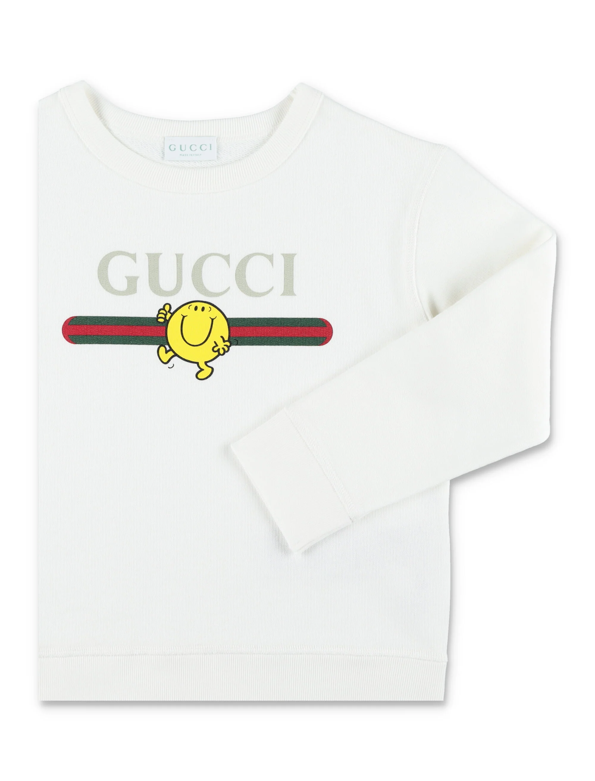Camisola de Algodão com Estampa Mr. Men™ Little Miss™ Gucci para Crianças Nova Branca