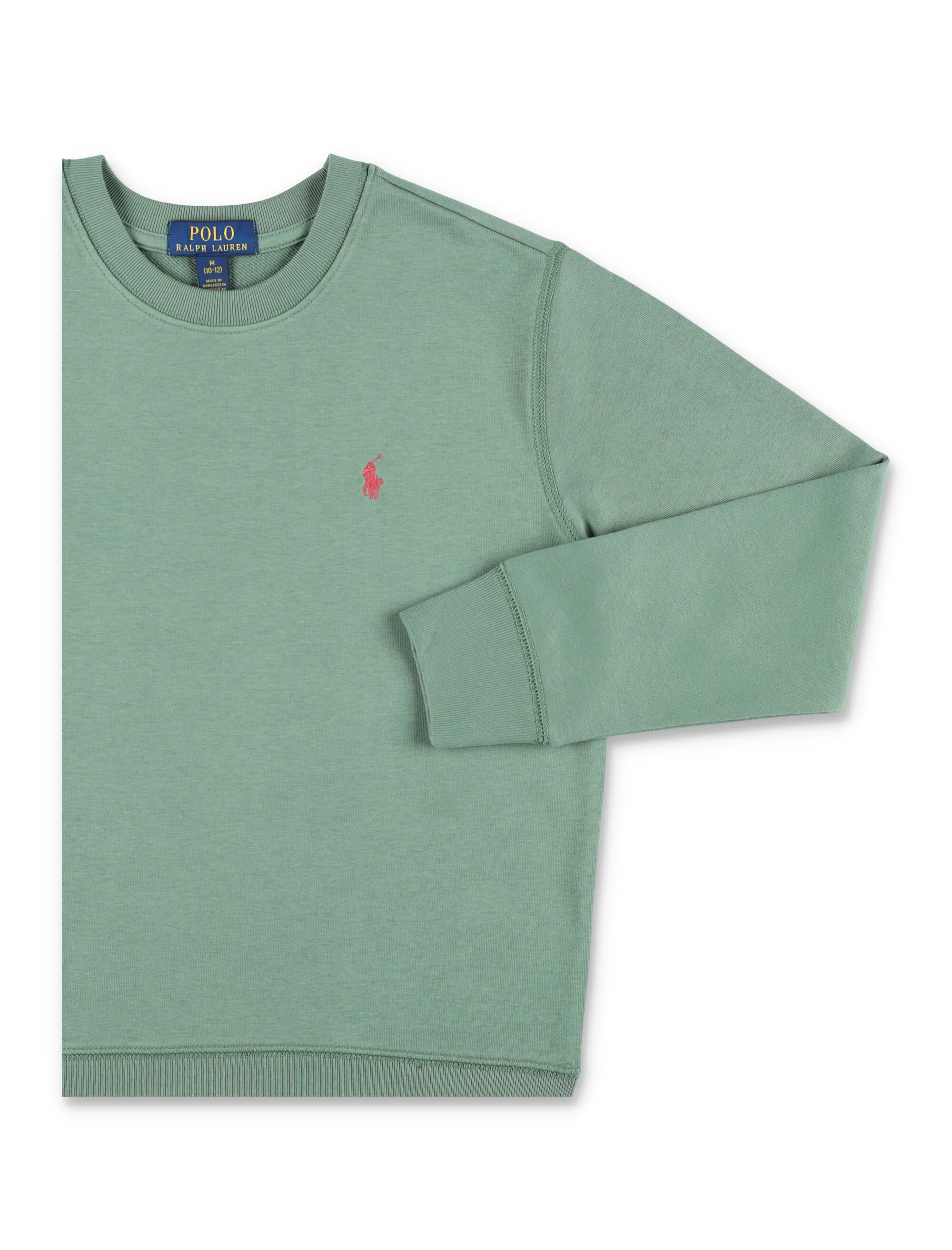Camisola de Moletom de Algodão para Crianças Polo Ralph Lauren Verde