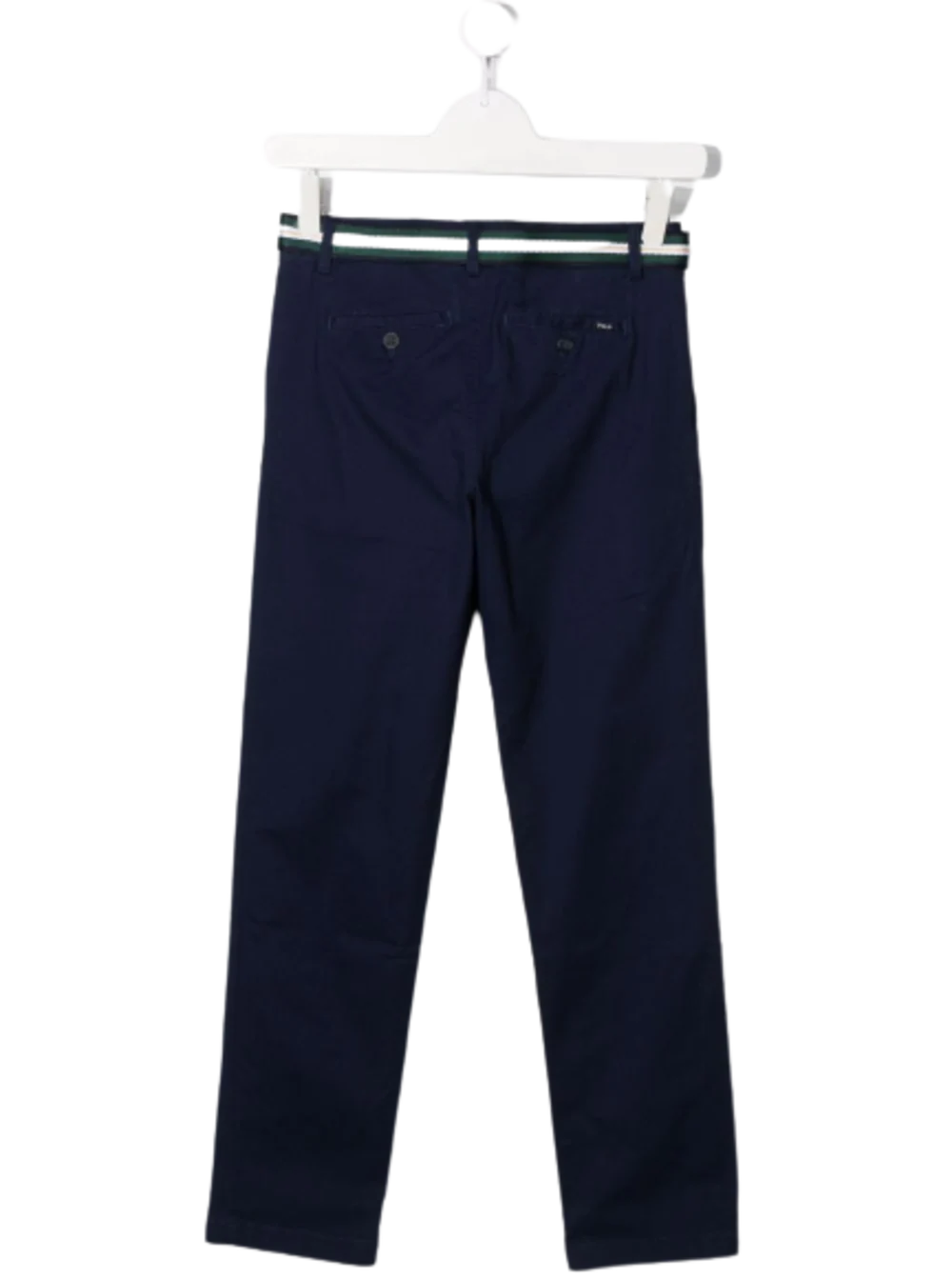 Polo Ralph Lauren Crianças Rapazes Calças de Algodão Azuis com Cinto Elastano Azul