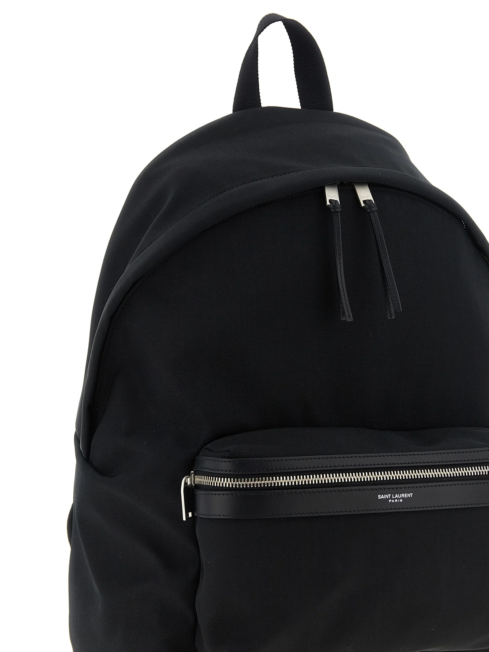 Mochila de Poliamida Preta Saint Laurent