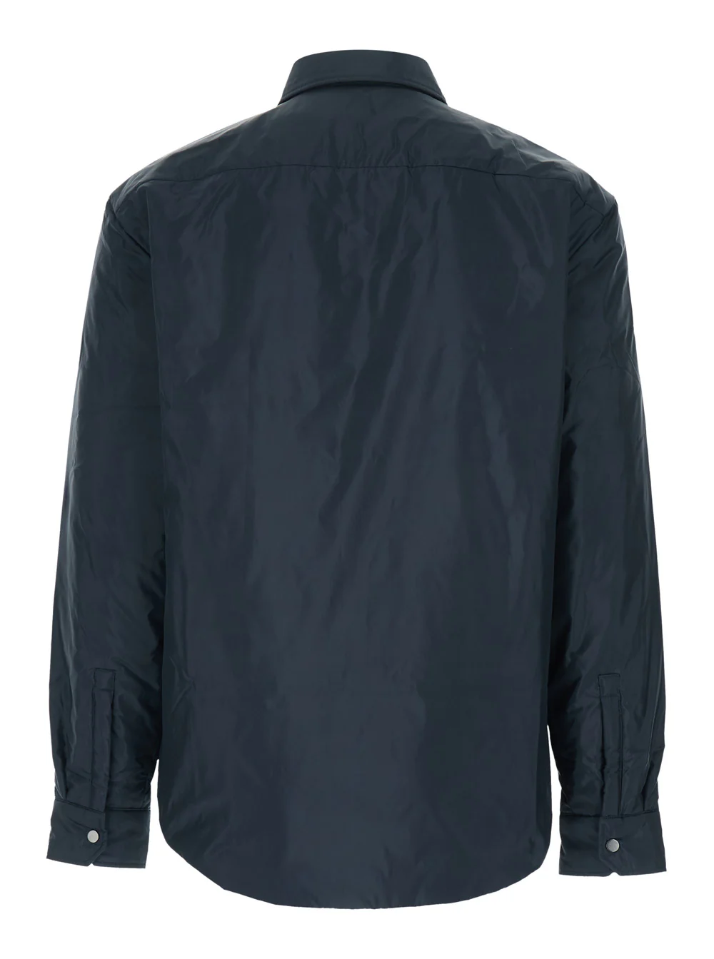 Jaqueta Hugo Boss Blue com Gola Clássica e Fechamento por Botões na Frente em Tecido Técnico para Homens Azul Poliéster Outerwear Jaqueta Hugo Boss Blue com Gola Clássica e Fechamento por Botões na Frente em Tecido Técnico para Homens Azul Poliéster Outerwear