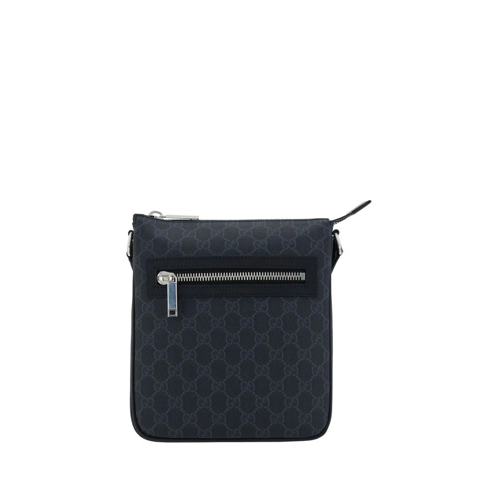 Bolsa de Ombro de Polietileno Preto Gucci
