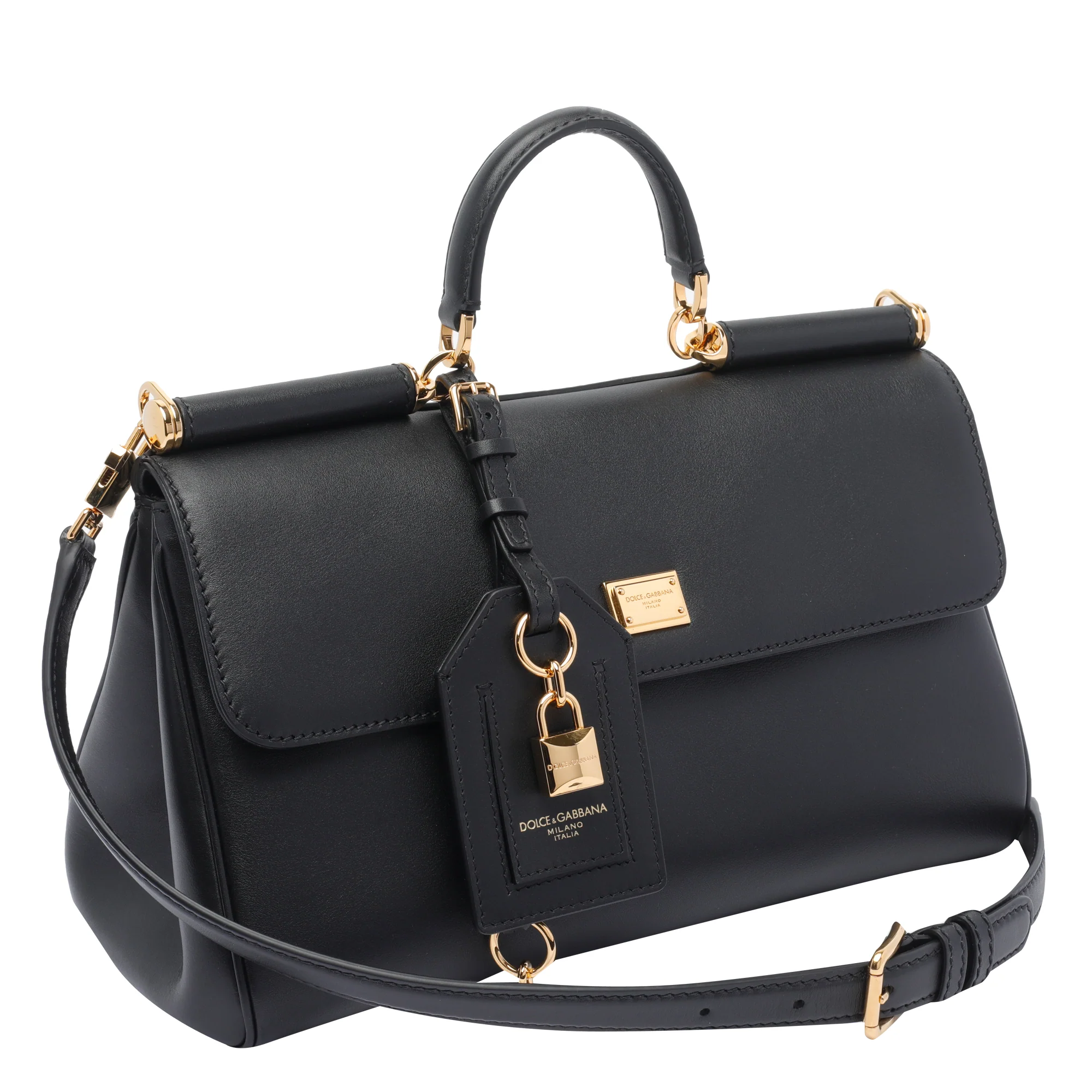 Bolsas Dolce & Gabbana Preto Couro de Novilho