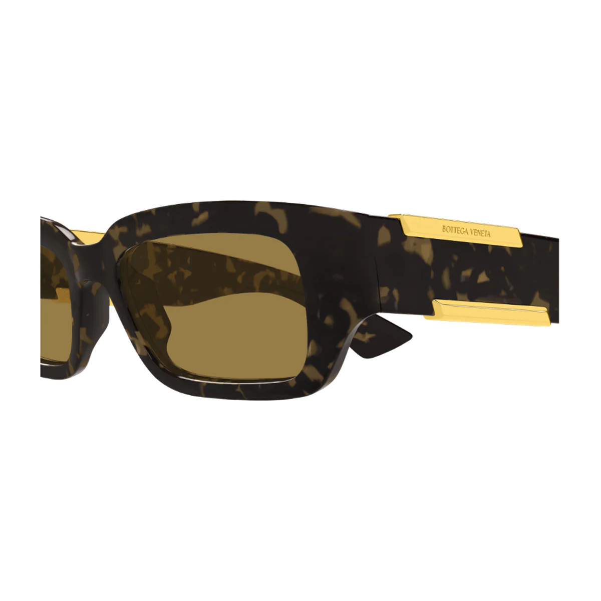 Óculos de Sol Bottega Veneta BV1406S Linea Ribbon 002 Marrom Havana Bio-injetado