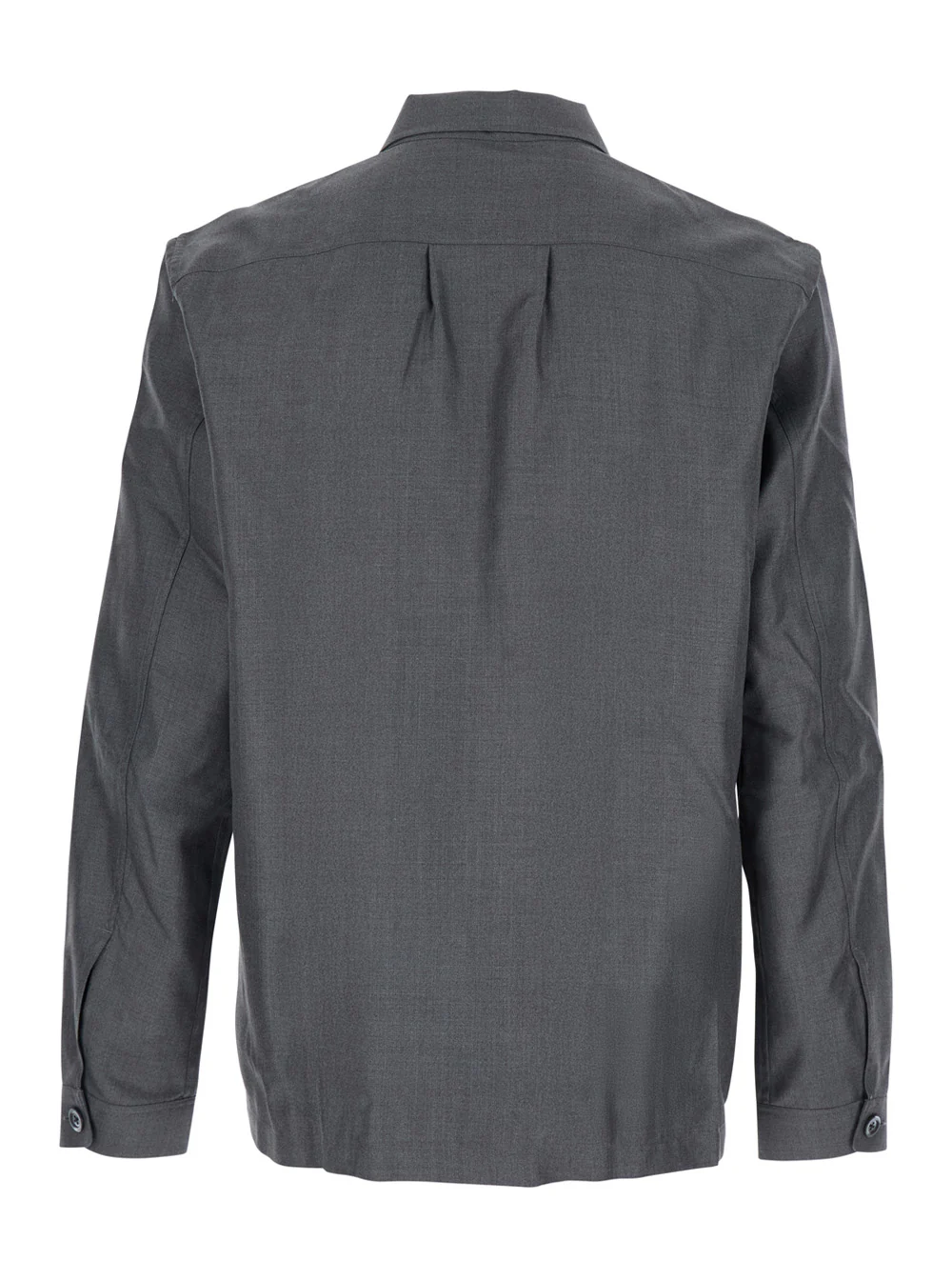 Camisa Cinza Tom Ford com Bolso no Peito em Seda para Homem e Blusas Camisa Cinza Tom Ford com Bolso no Peito em Seda para Homem e Blusas