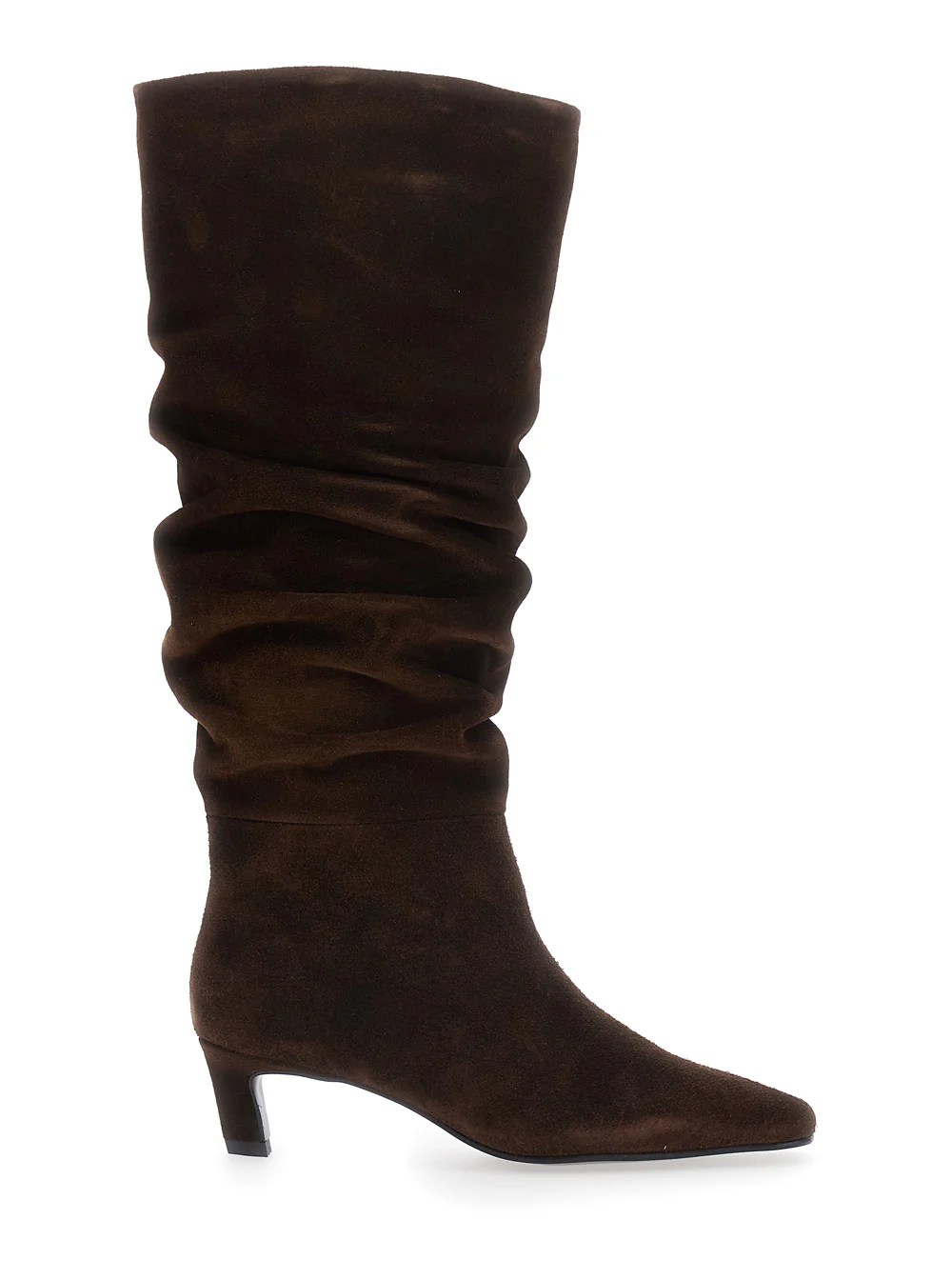 Botas Alohas Kalila com Zíper e Sola de Borracha Marrom Feminina