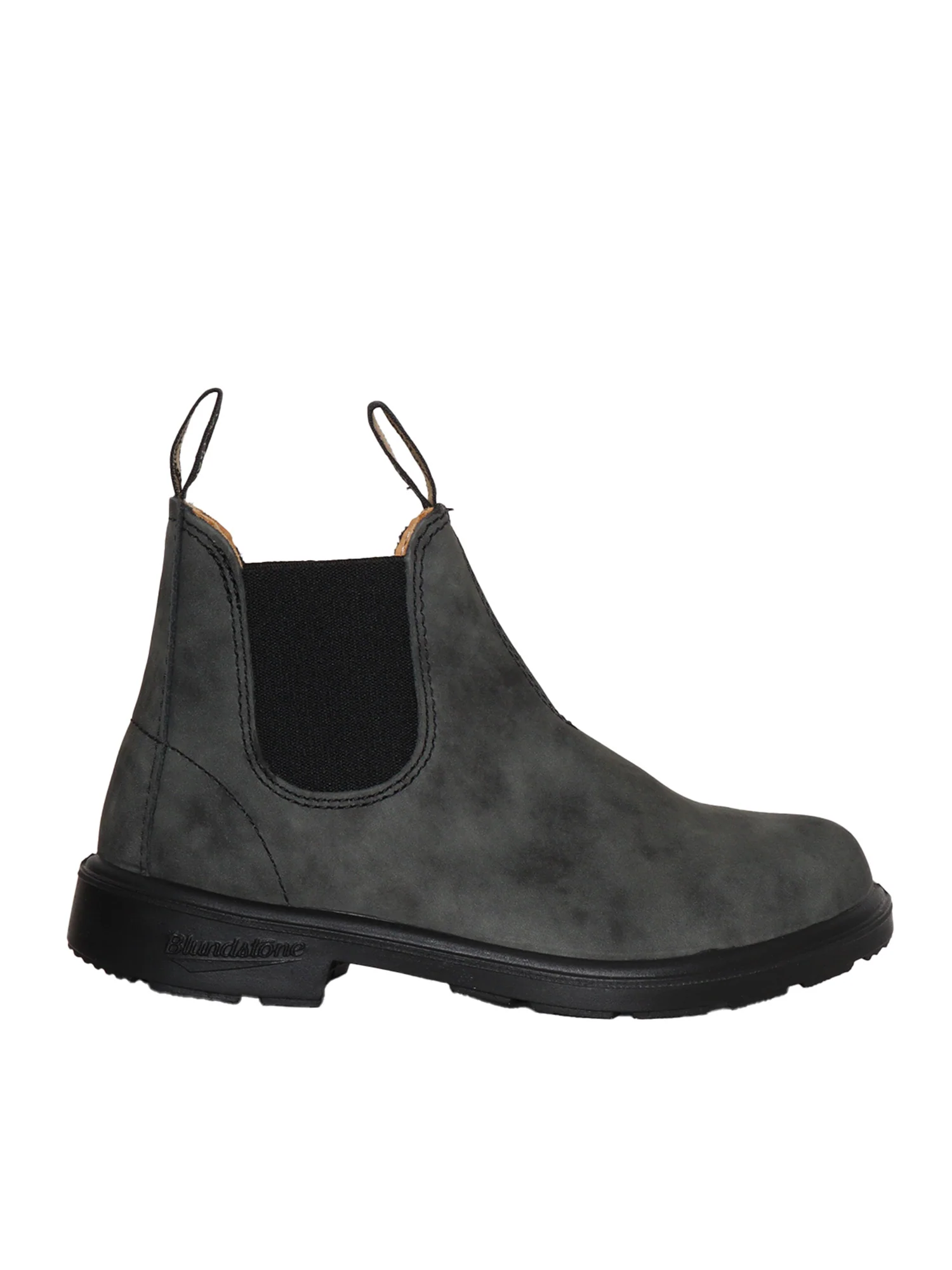 Botas de Borracha de Couro Preto Rustic Blundstone 1325