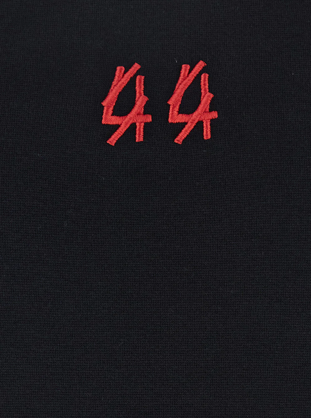 44 Label Group TANKTOP - Top Feminino Sem Mangas, Gola Redonda com Bordado na Frente em Algodão com Elastano