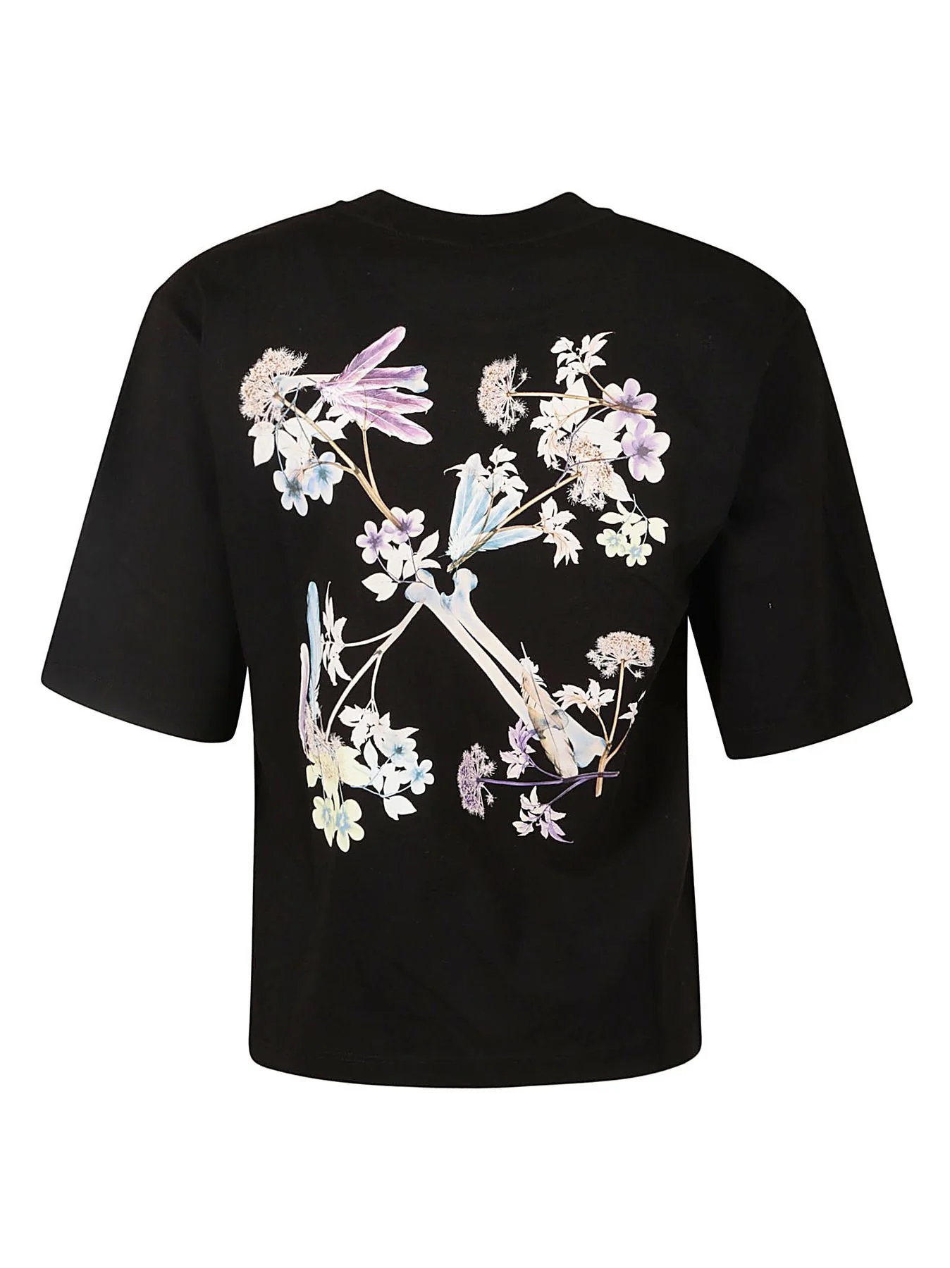 Camiseta Off-White OWAA124S24JER0021084 Nero Cotton. Fabricado em Portugal. Maglieria